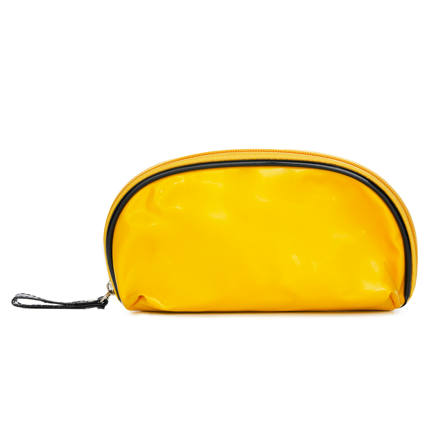 BAG Yellow Cosmetic Bag with Mirror #A Picture Color