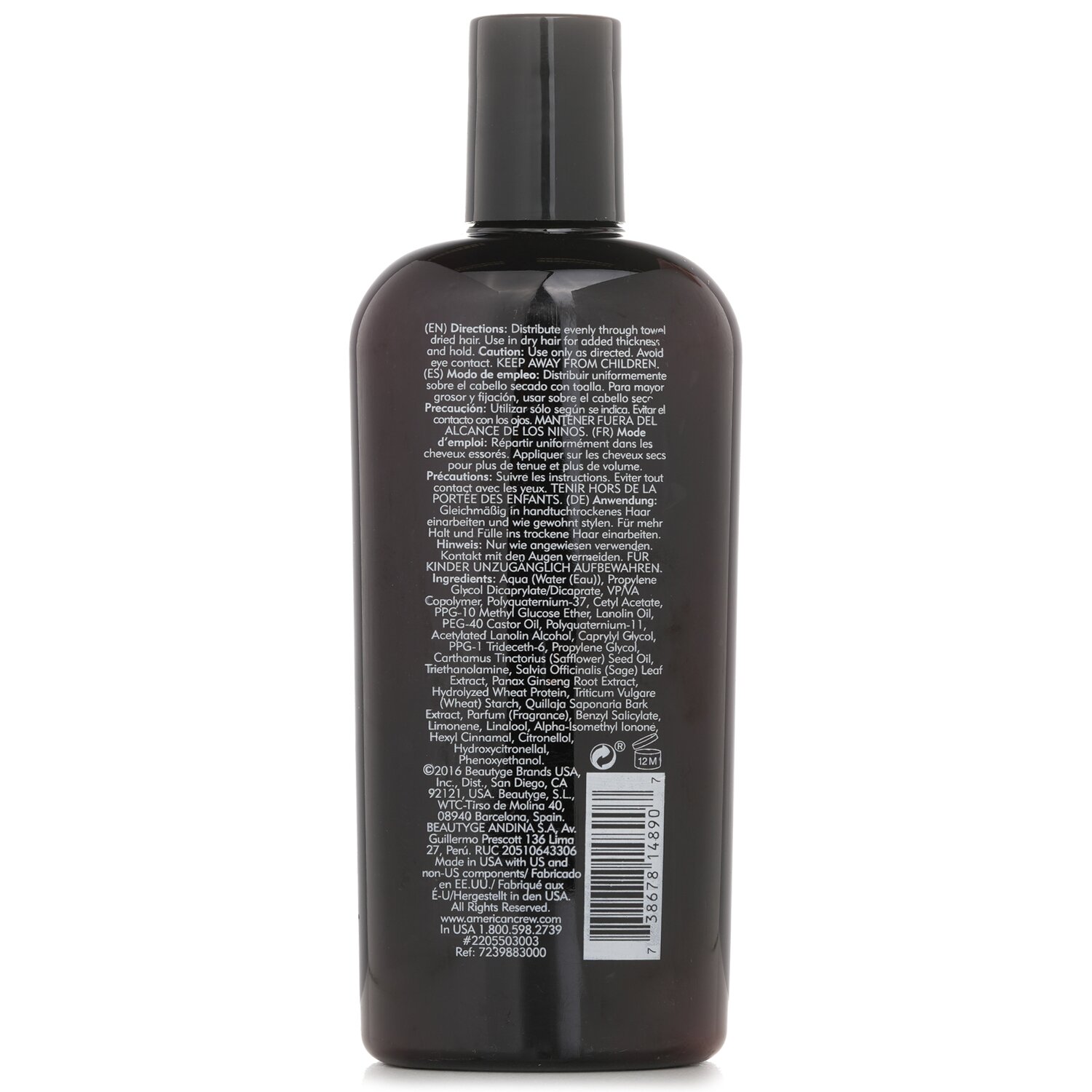 American Crew Men Light Hold Texture Lotion 250ml/8.45oz