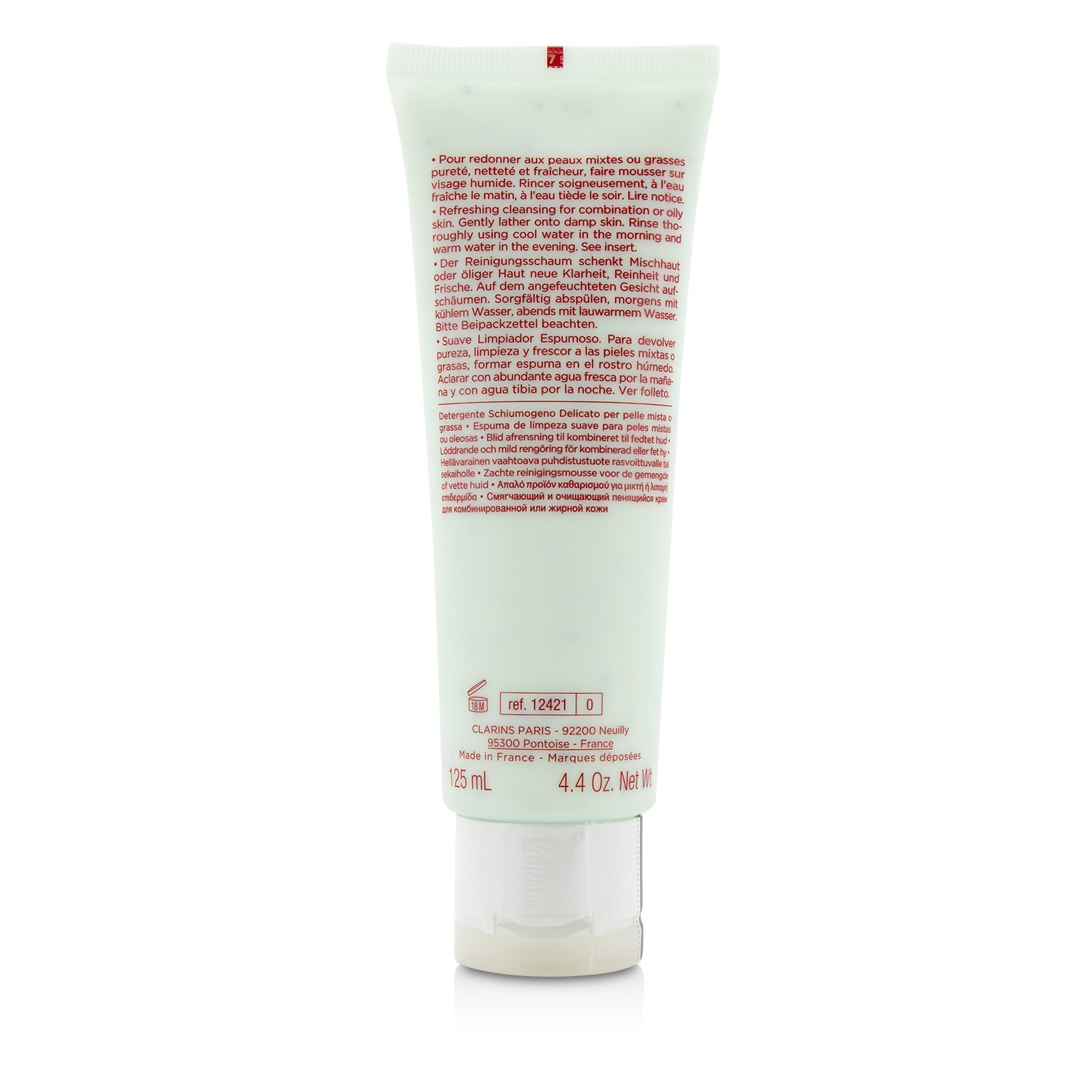 Clarins Gentle Foaming Cleanser with Tamarind & Purifying Micro Pearls - Combination or Oily Skin 125ml/4.4oz