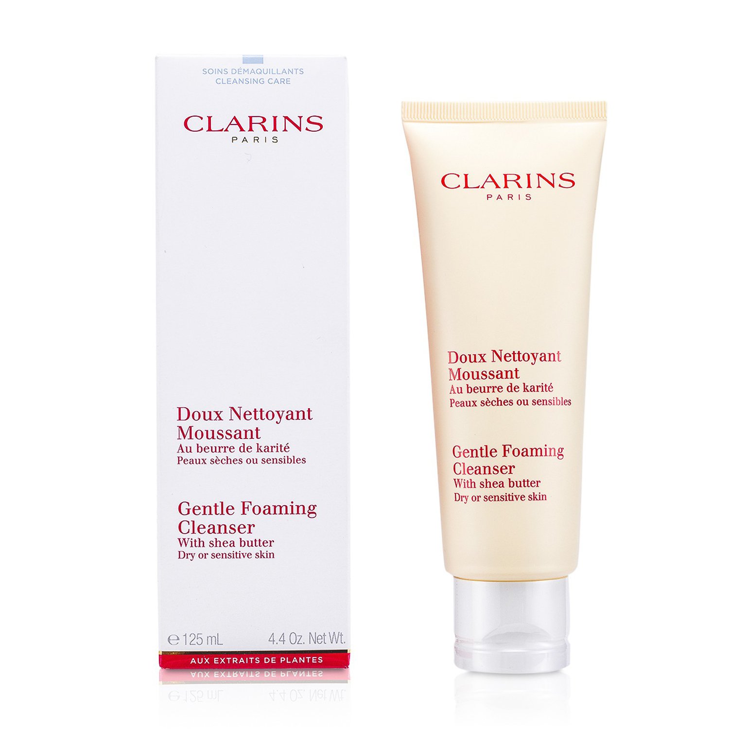 Clarins Jabón Limpiador Suave con Manteca Shea ( Piel Seca/Sensible ) 125ml/4.4oz