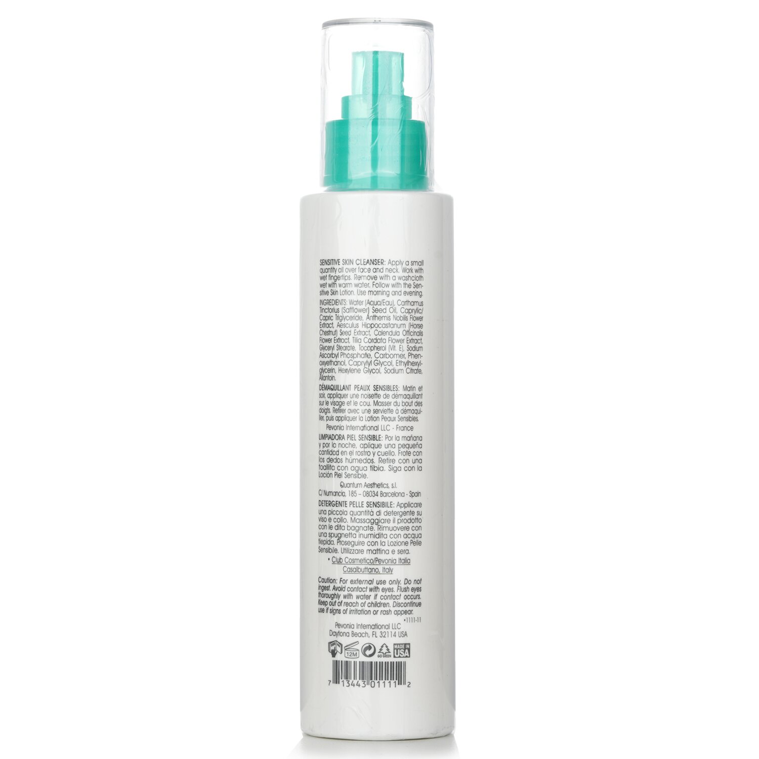 Pevonia Botanica Sensitive Pembersih Kulit 200ml/6.9oz
