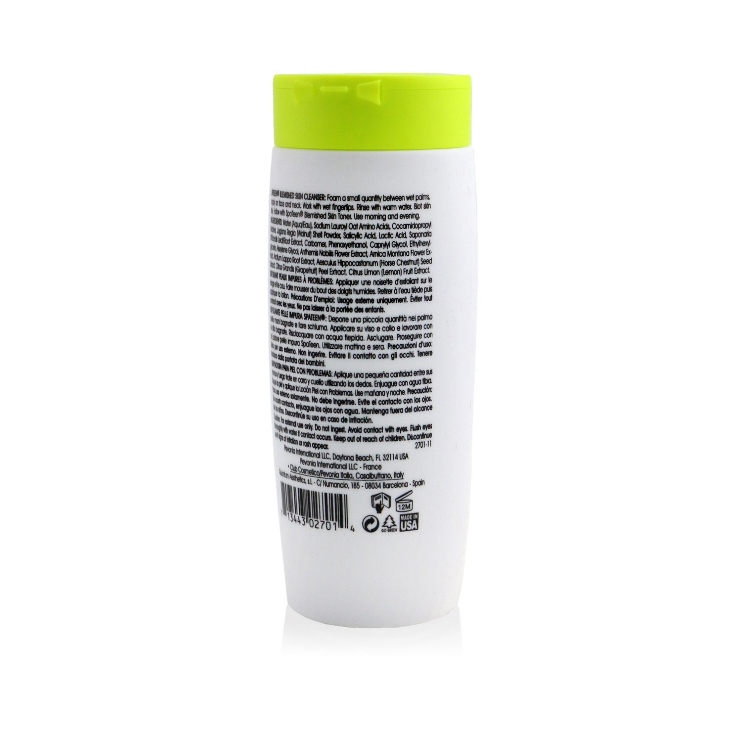 Pevonia Botanica SpaTeen Blemished Skin Cleanser 120ml/4oz
