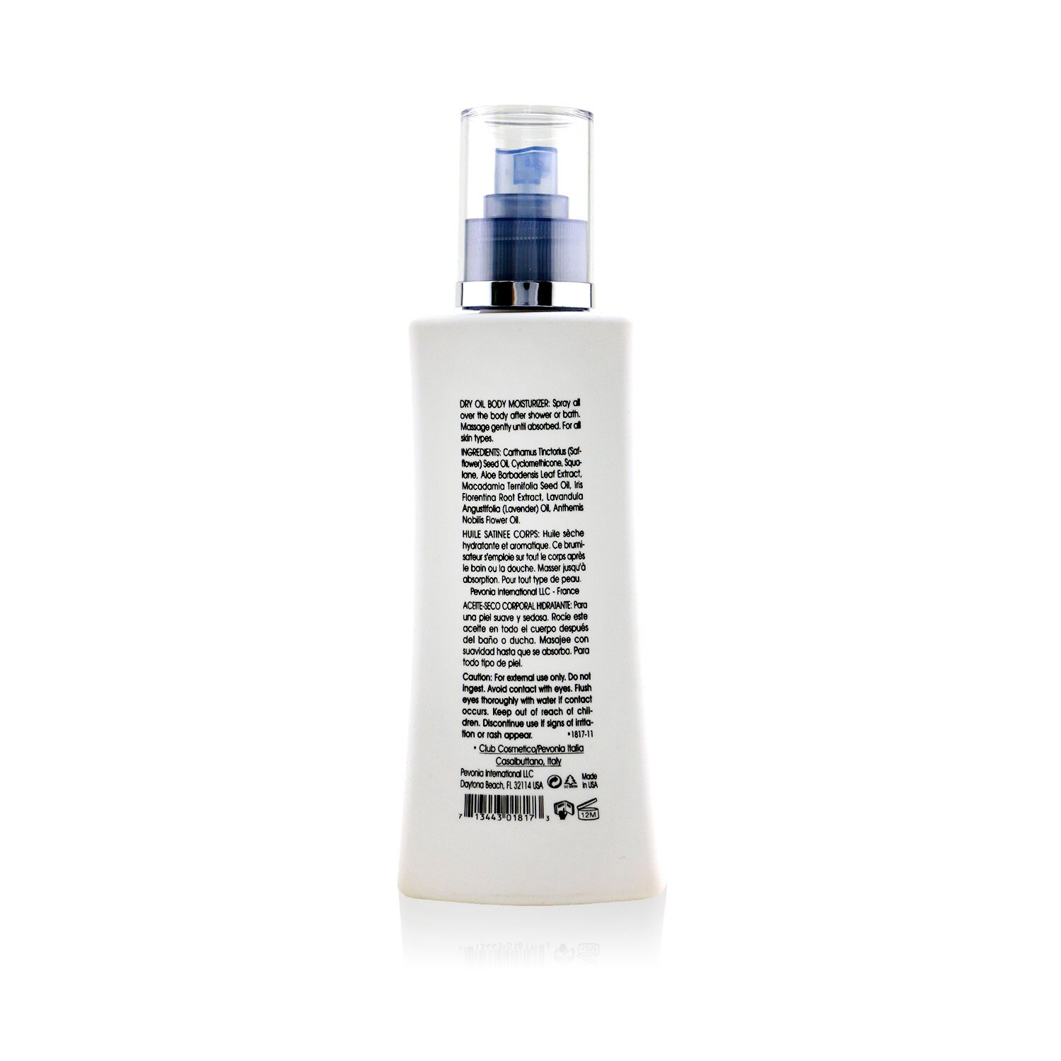 Pevonia Botanica Suchý hydratační olej na tělo Dry Oil Body Moisturizer 200ml/6.8oz
