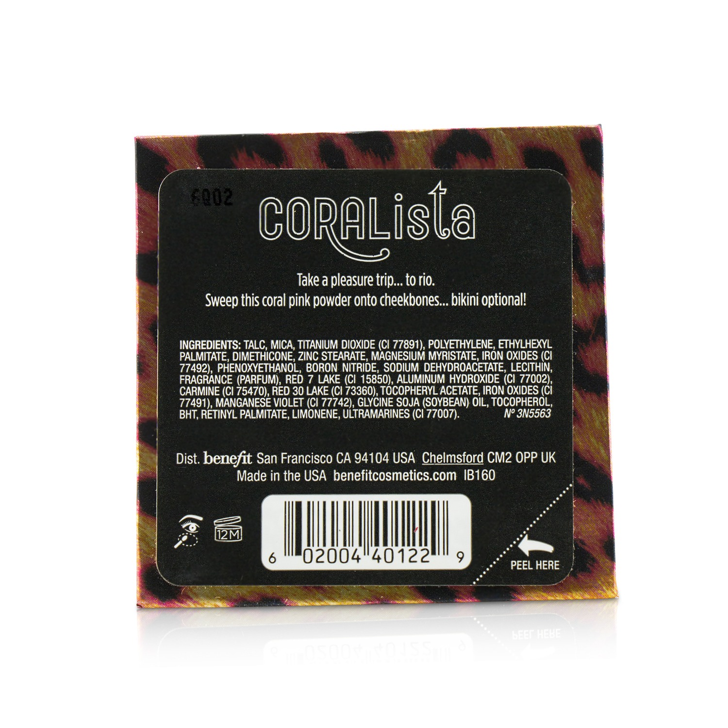 Benefit Róż do policzków z pędzelkiem CORALista Blush For A Tropical Flush 8g/0.28oz
