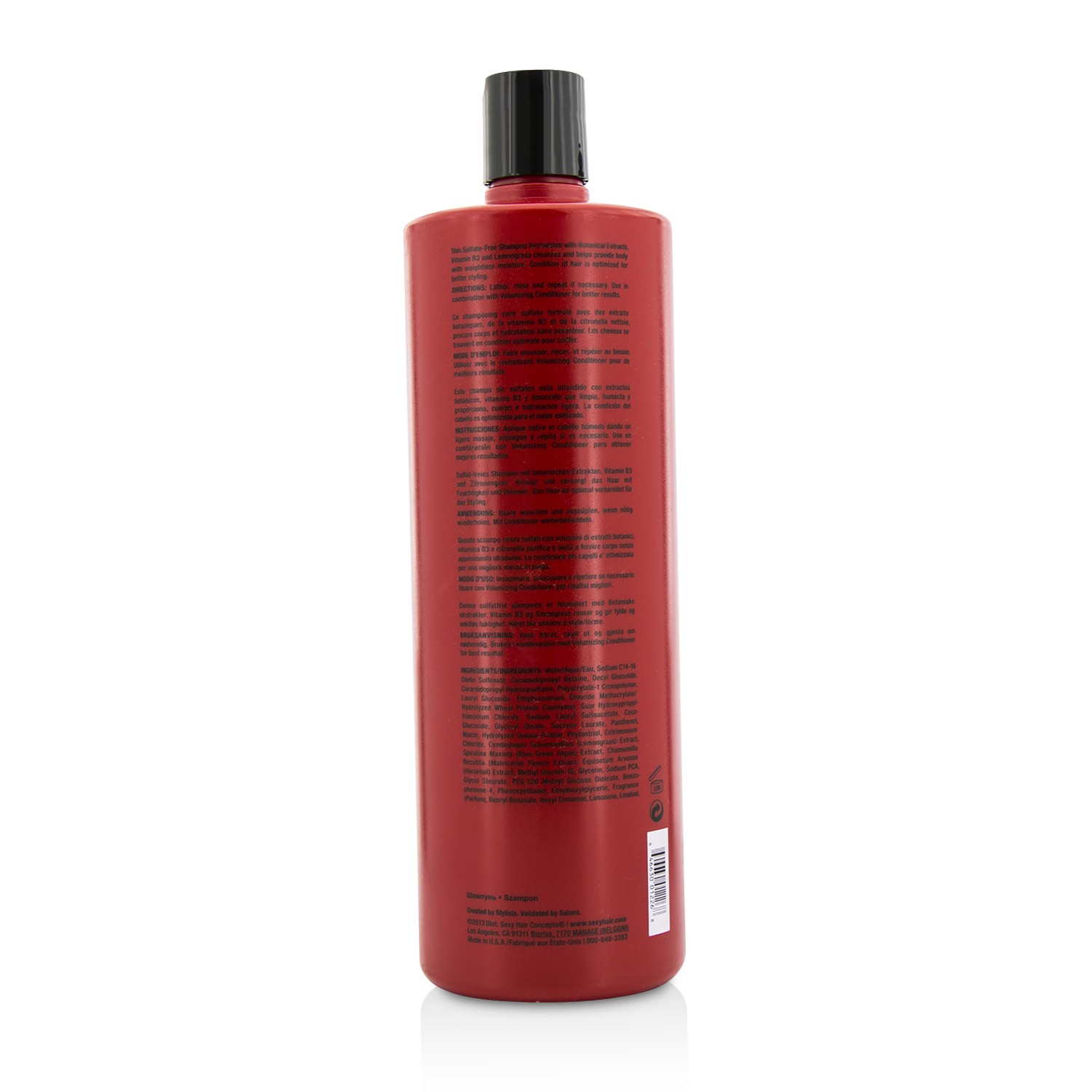Sexy Hair Concepts شامبو مكثف خال من الكبريتات Big Sexy Hair 1000ml/33.8oz