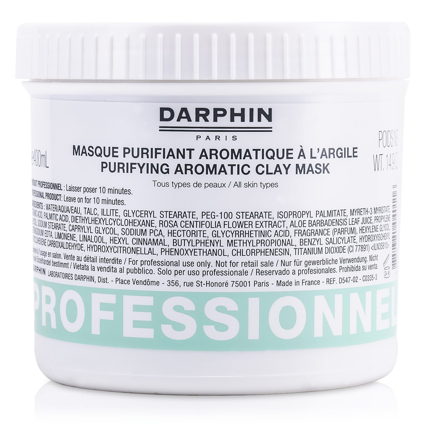 Darphin Ароматическая Очищающая Маска на Основе Глины (Салонный Размер) 400ml/14.9oz