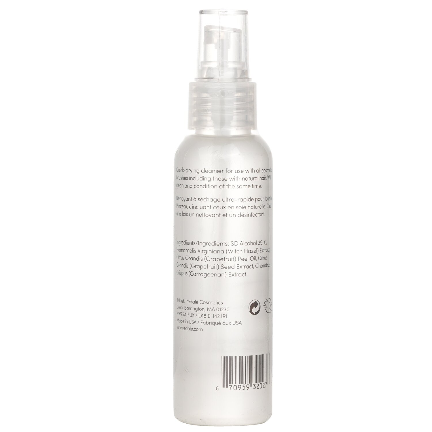Jane Iredale Botanisk Børsterens 118ml/4oz