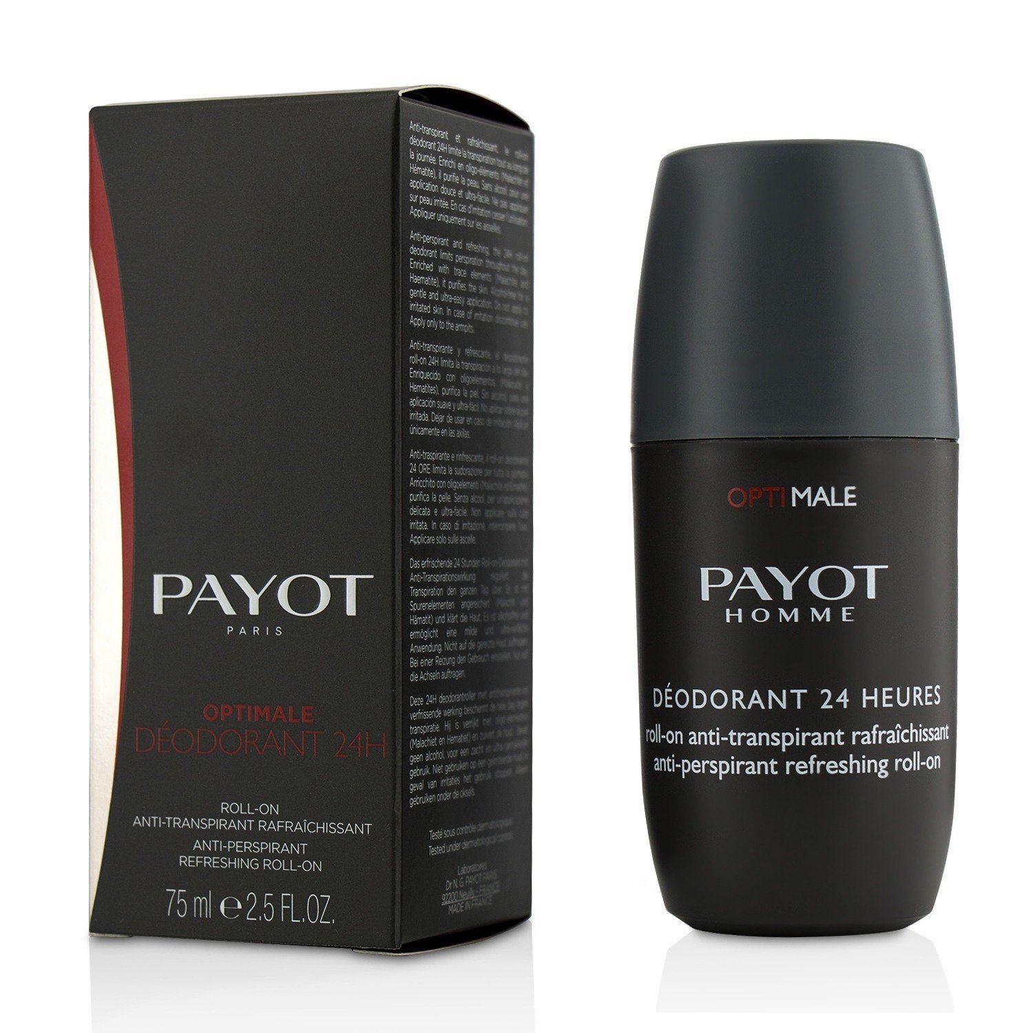 Payot Optimale Homme Deodoran Jenis &quot;Roll-On&quot; 24Jam 75ml/2.5oz