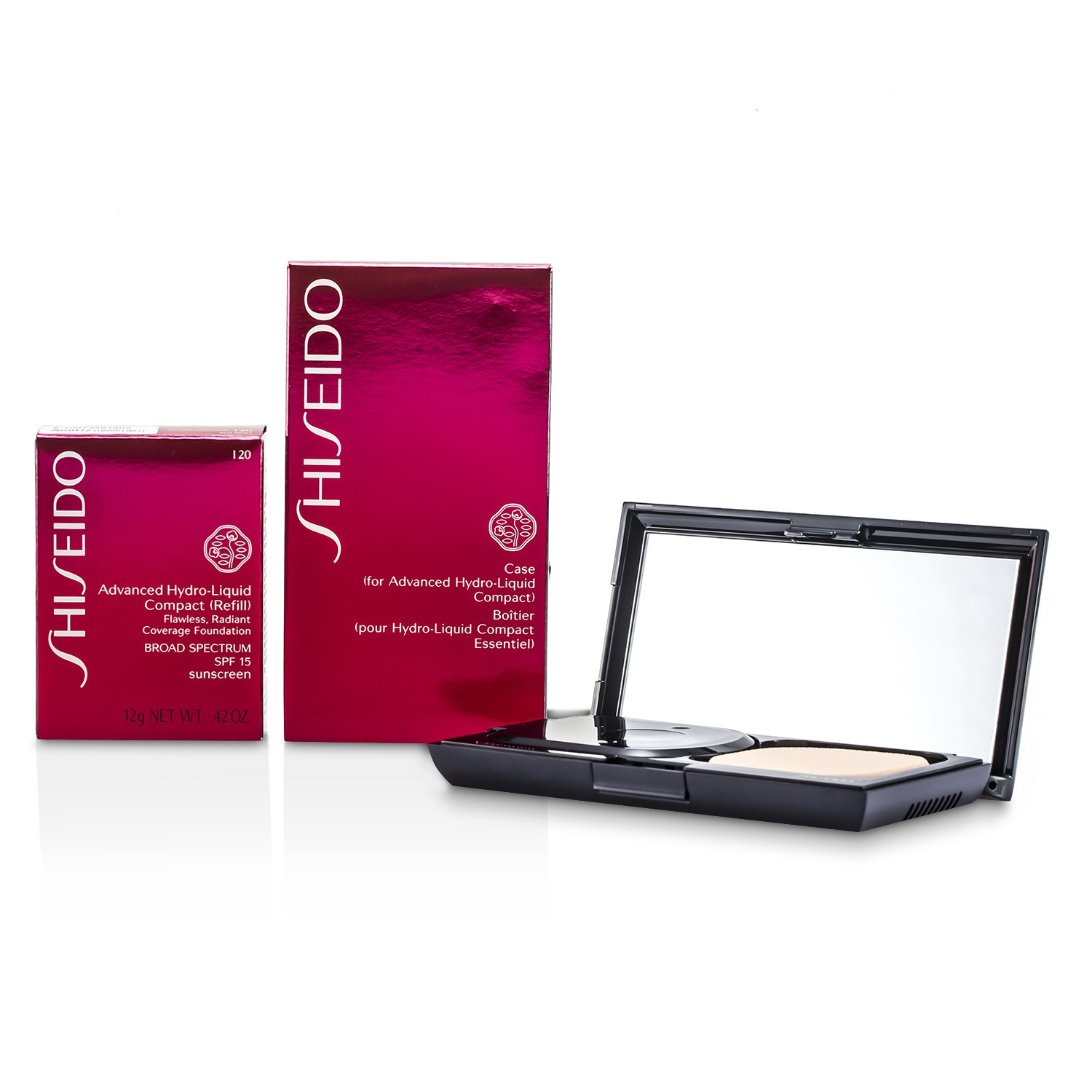 Shiseido Advanced Hydro Liquid Compact Foundation SPF15 (Case + Refill)Ivory 12g/0.42oz