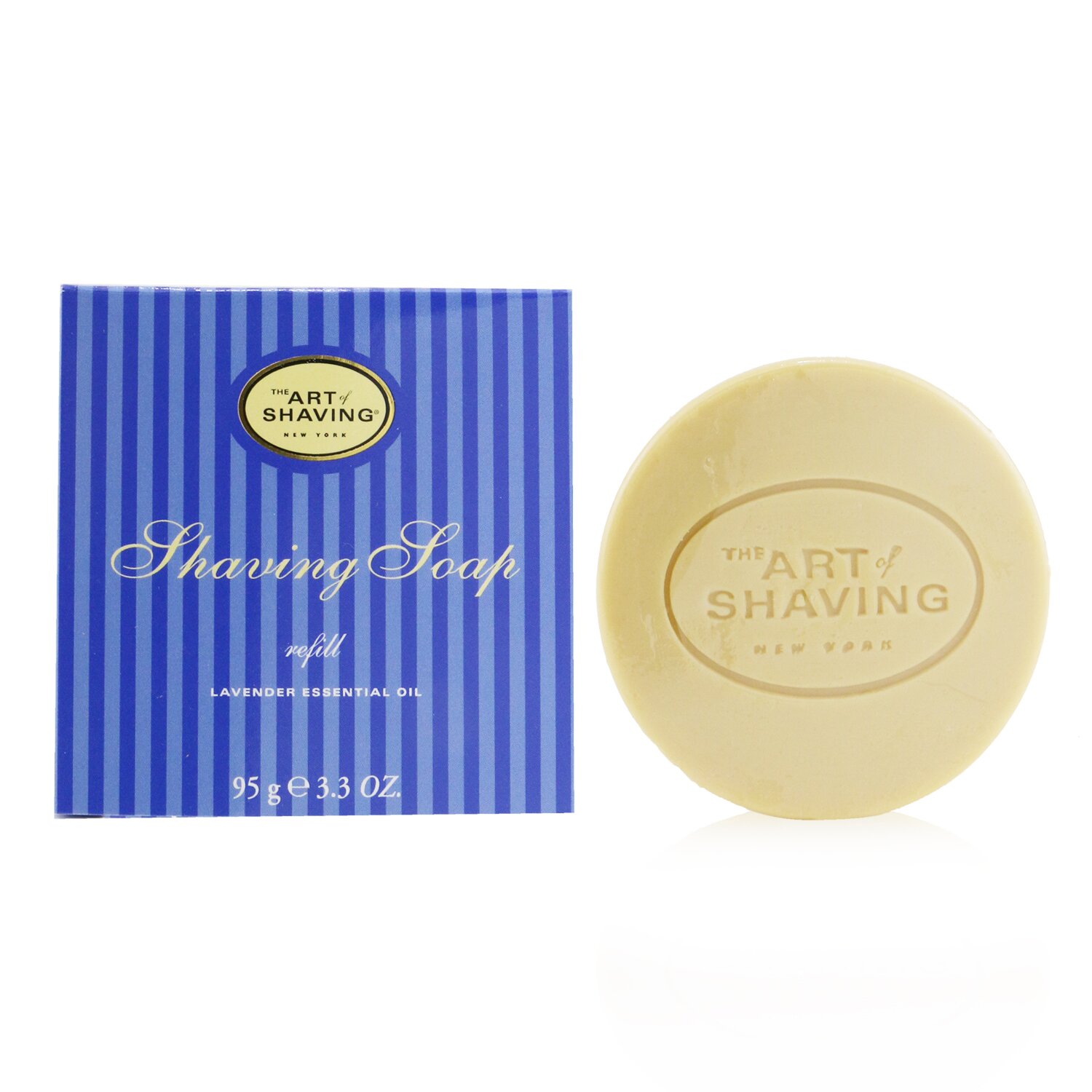 The Art Of Shaving Náplň - holicí mýdlo s levandulovým esenciálním olejem Shaving Soap Refill - Lavender Essential Oil ( pro citlivou pleť ) 95g/3.4oz