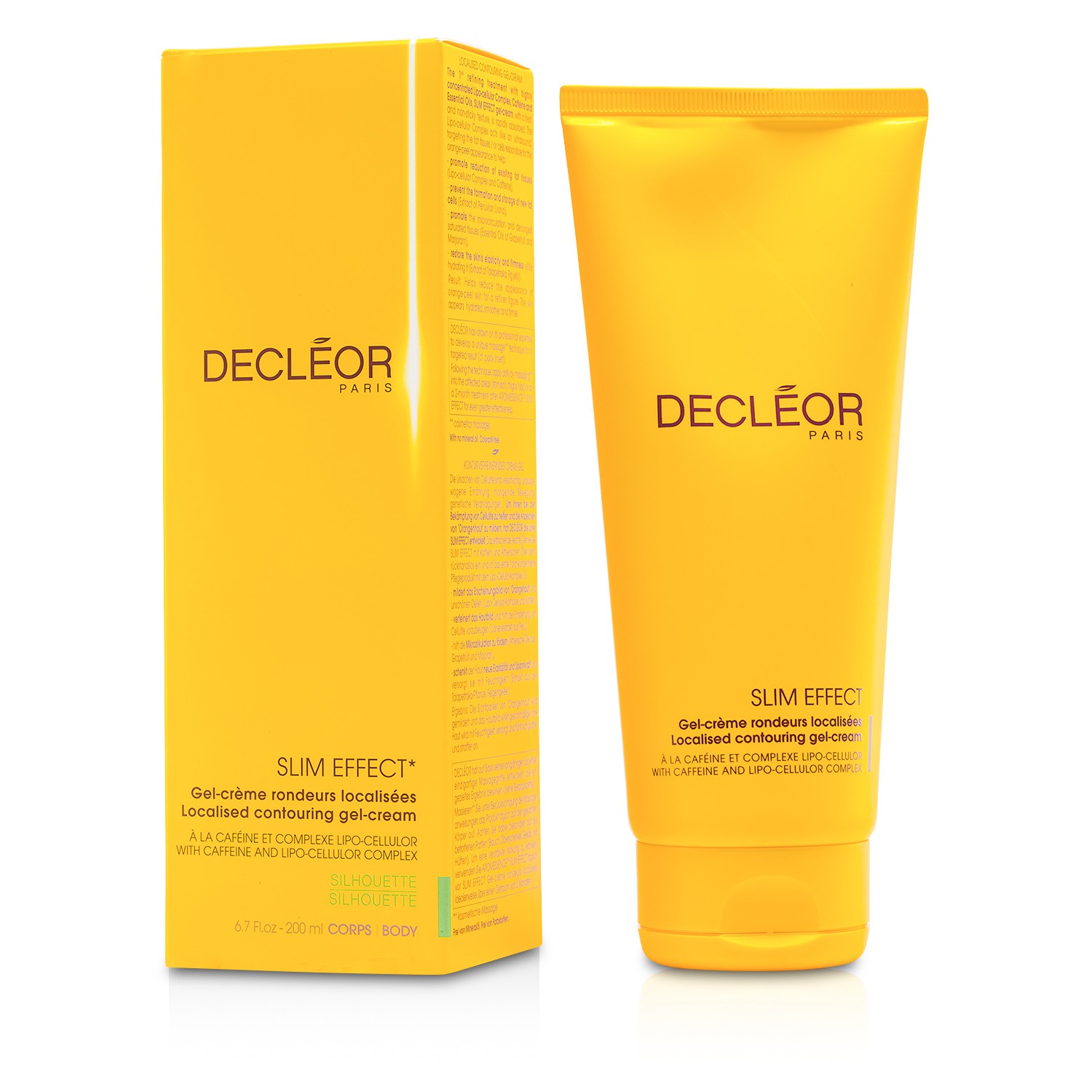 Decleor Slim Effect Контурный Гель Крем для Похудения 200ml/6.7oz