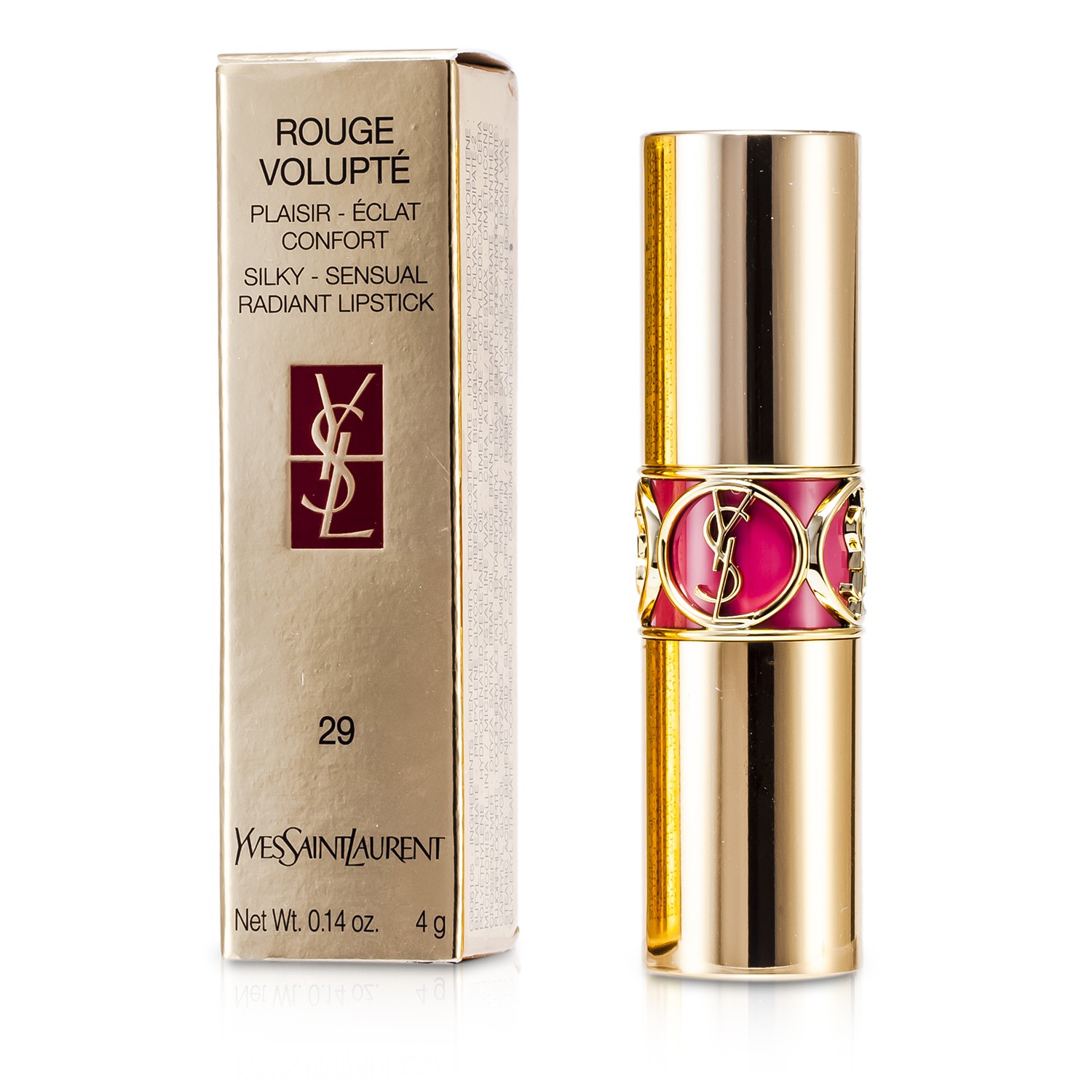 Yves Saint Laurent Rouge Volupte ( Μεταξένιο Αισθησιακό Κραγιόν με Δείκτη Προστασίας SPF 15 ) 4g/0.14oz