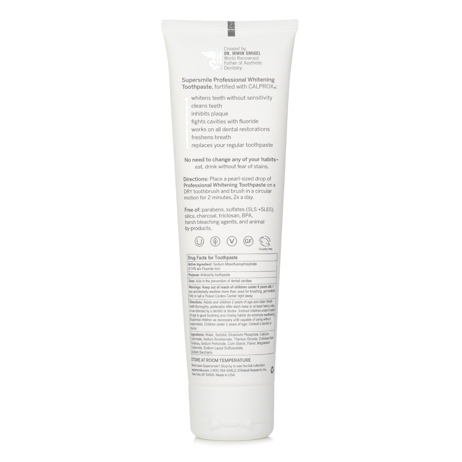 Supersmile Professional Whitening Toothpaste - Original Mint 119g/4.2oz