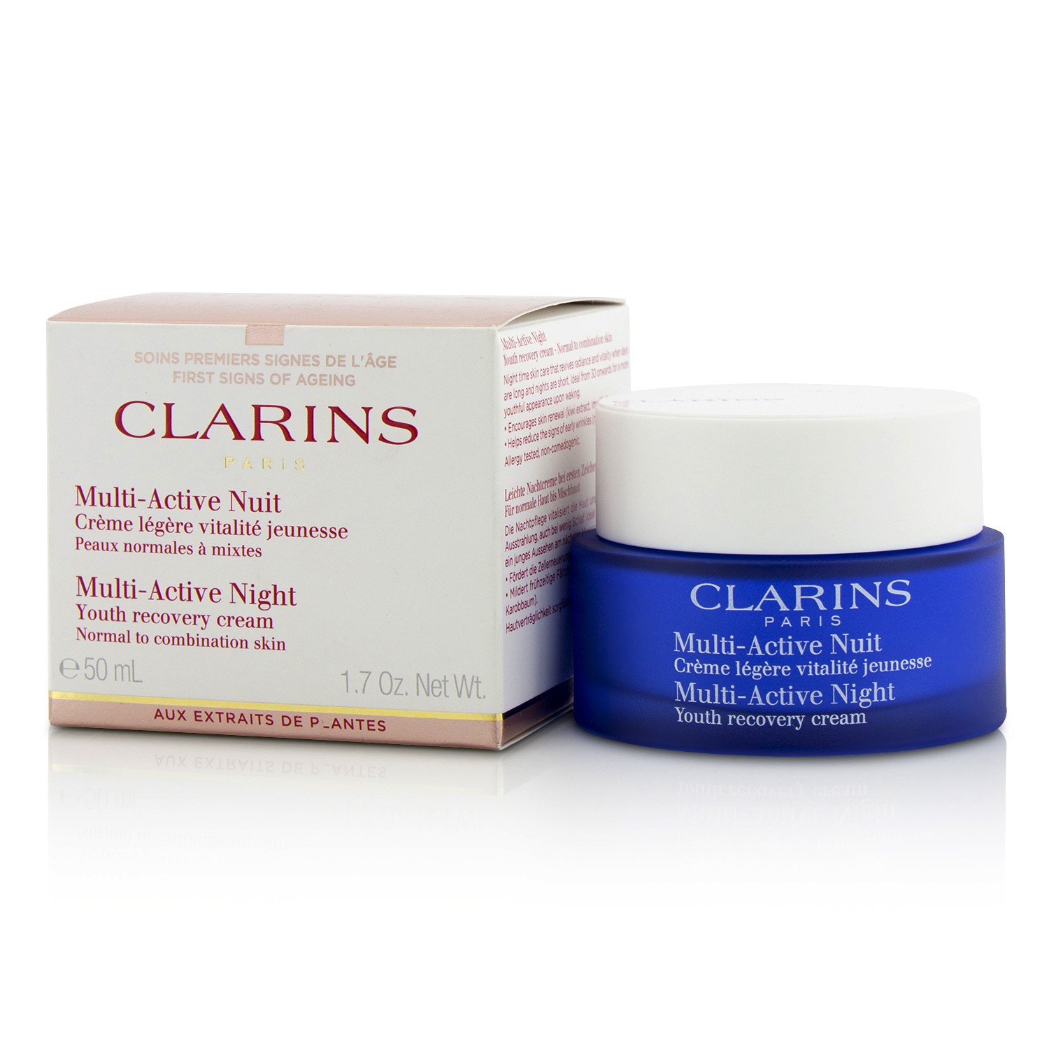 Clarins Multi-Active Night Youth Recovery Cream - Normal to Combination Skin 50ml/1.7oz