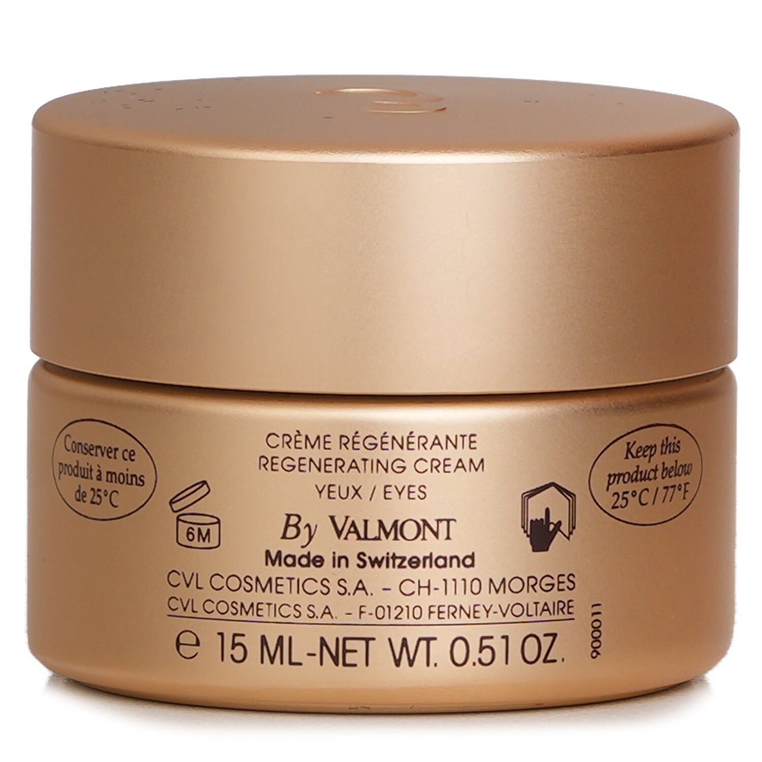 Valmont Intensywnie regenerujący krem pod oczy Elixir des Glaciers Vos Yeux Swiss Poly-Active Eye Regenerating Cream (nowe opakowanie) 15ml/0.5oz