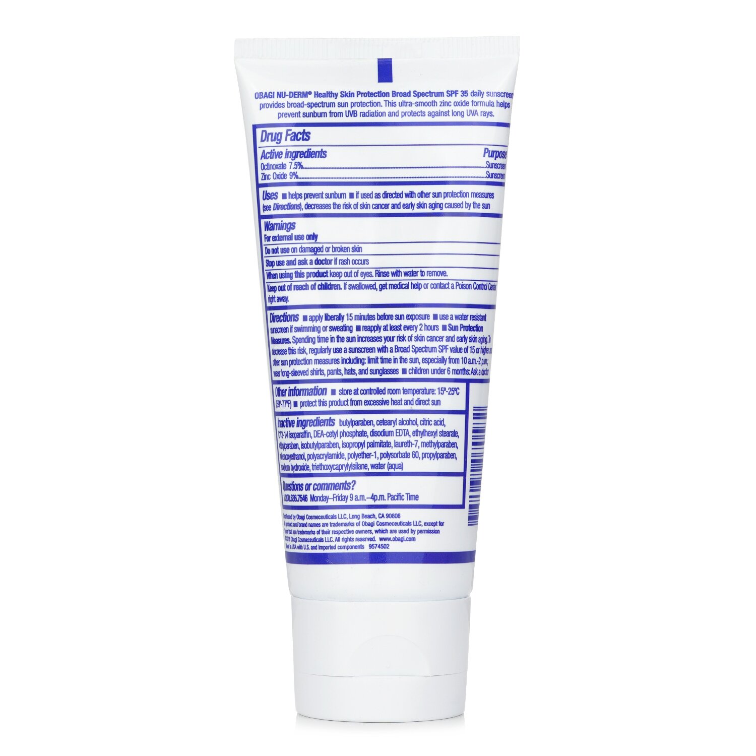 Obagi Nu Derm Healthy Skin Protection SPF 35 85g/3oz