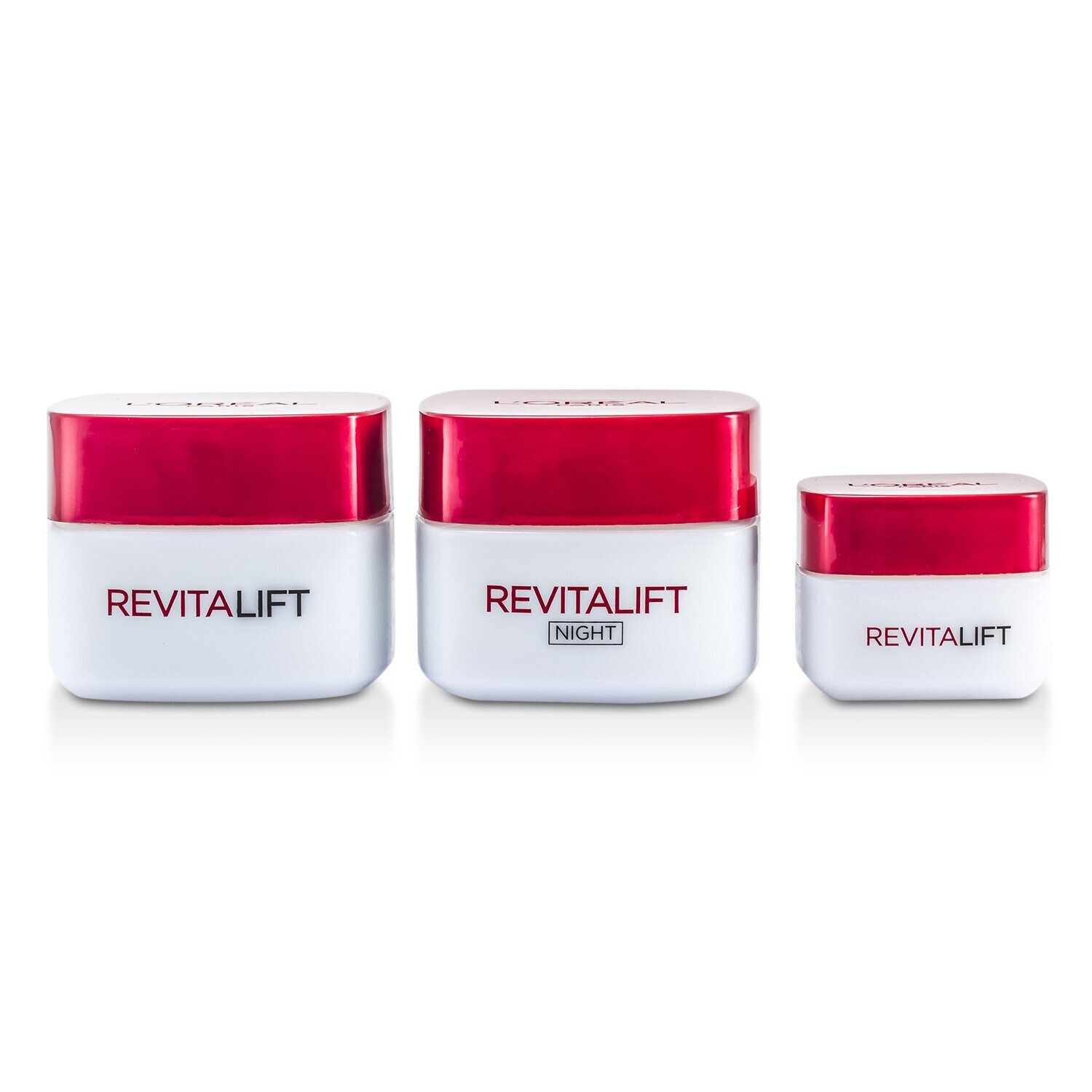 L'Oreal Revital Lift Programme: Krim Siang + Krim Mata + Krim Malam 3pcs