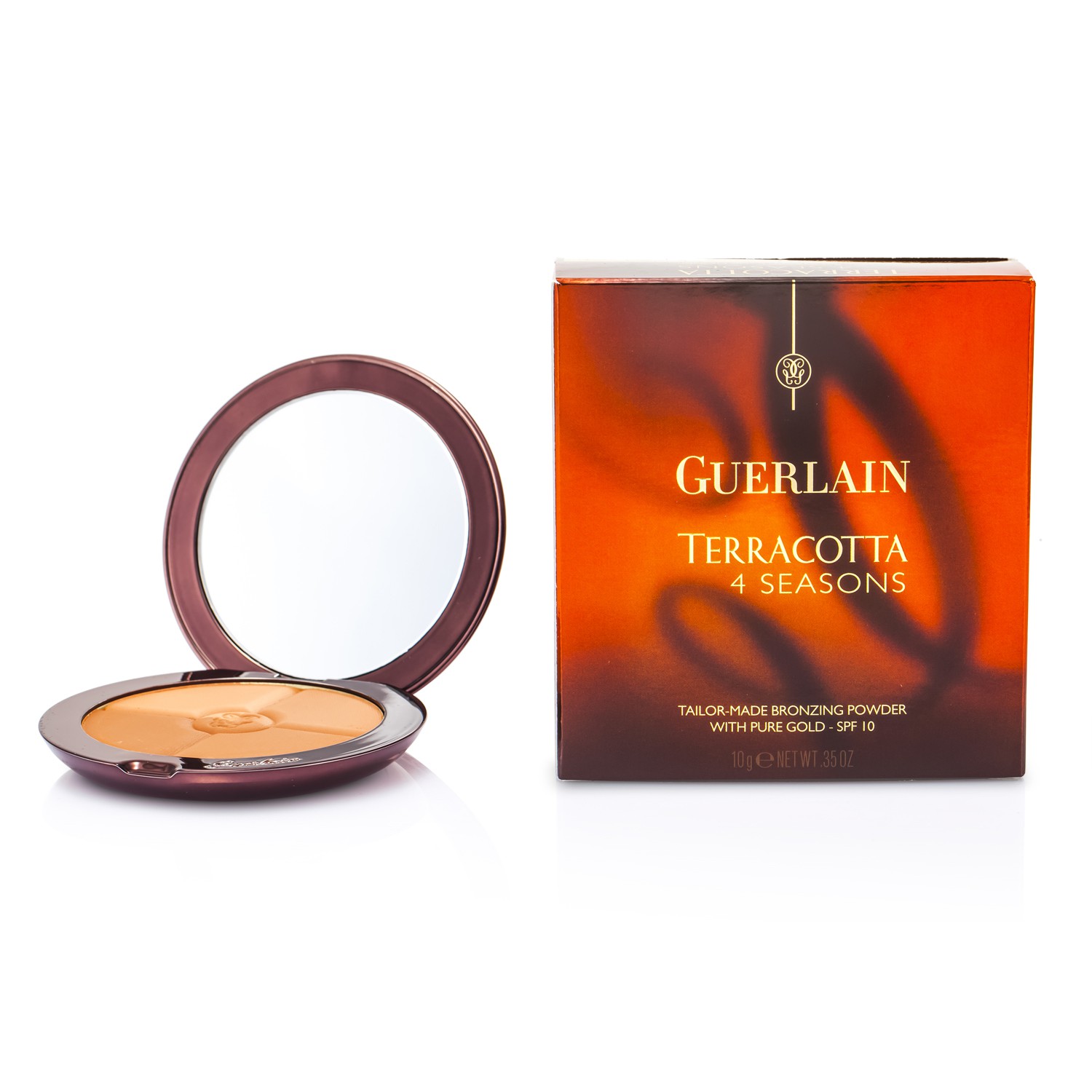 Guerlain Terracotta 4 Seasons Tailor Made Bronzing Powder SPF 10 With Pure Gold 10g/0.35oz