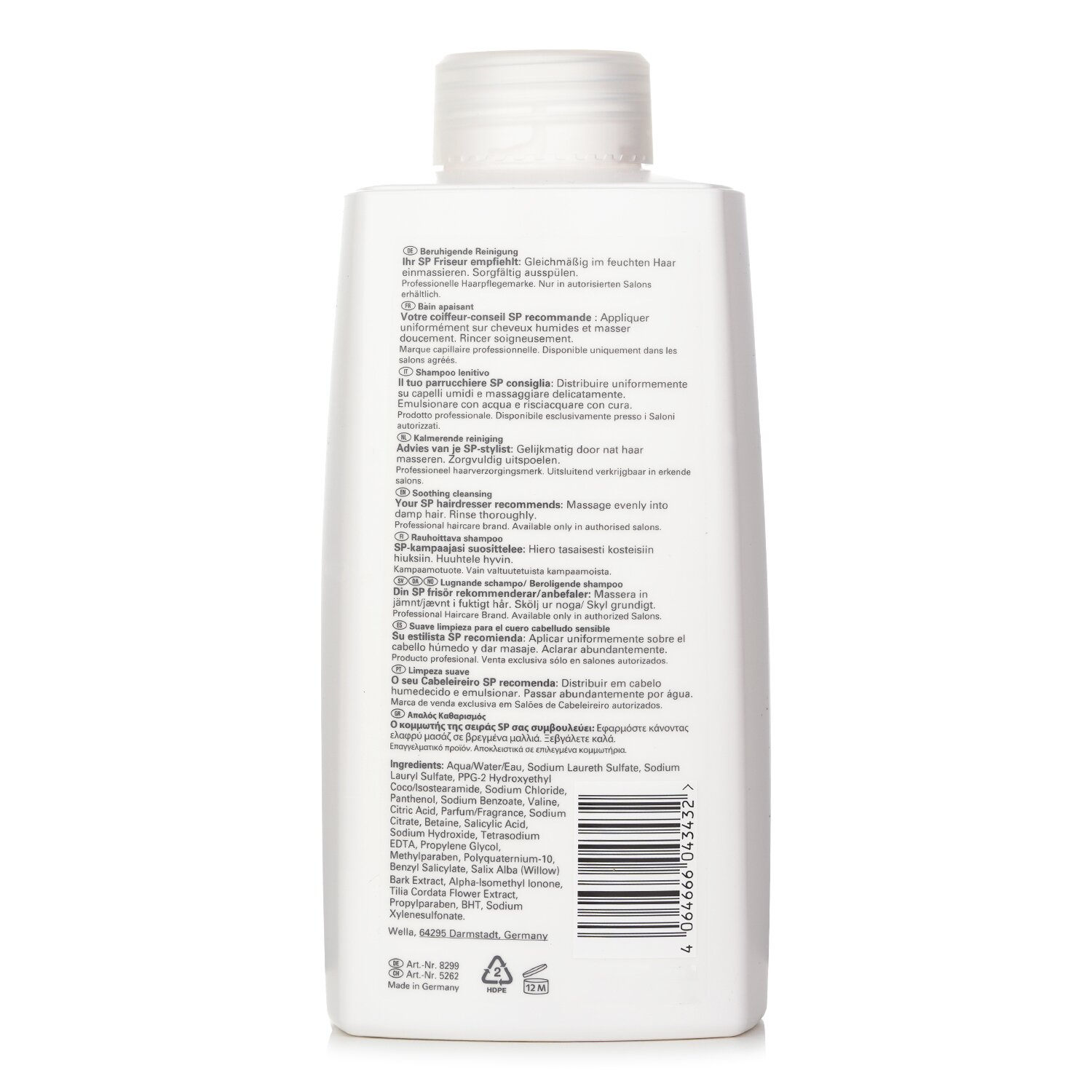 Wella SP Balance Scalp Champú ( Cueros cabelludo delicados ) 1000ml/33.8oz
