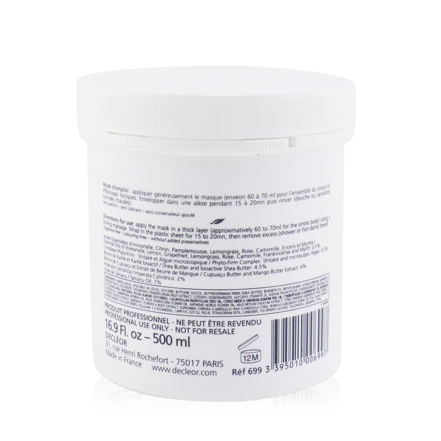 Decleor Global Envelopment - Fermitate Intensă ( Flacon Profesional ) 500ml/16.9oz
