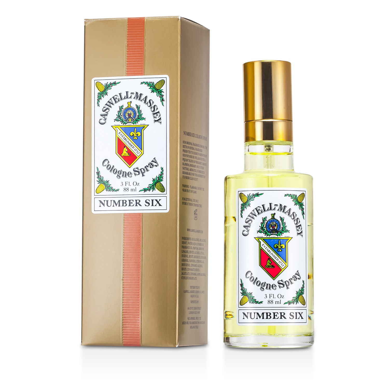 Caswell Massey Number Six Colonia Vaporizador 88ml/3oz