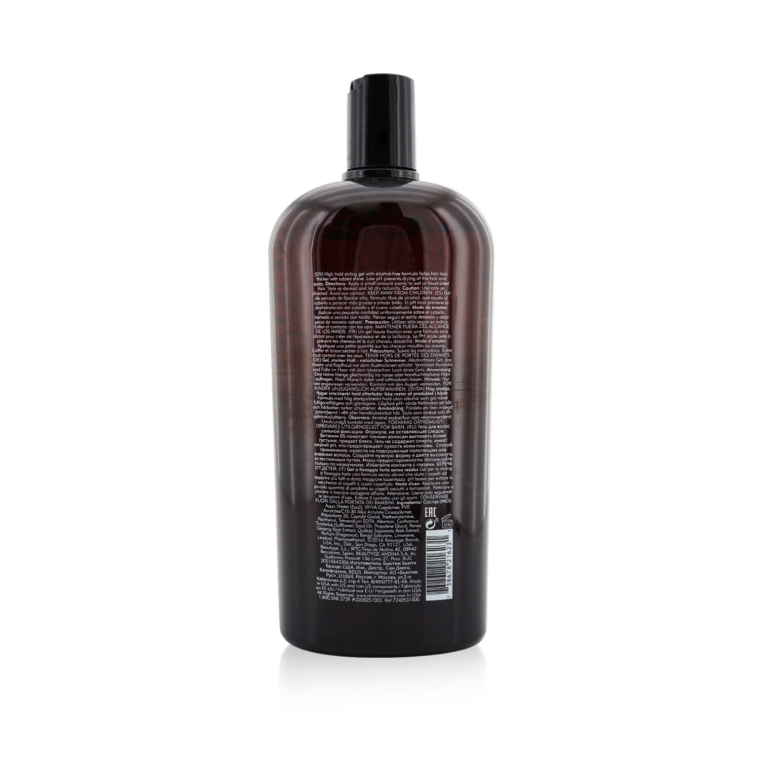 American Crew ג'ל סטיילינג לגבר [פורמולה שאינה מתקלפת] 1000ml/33.8oz