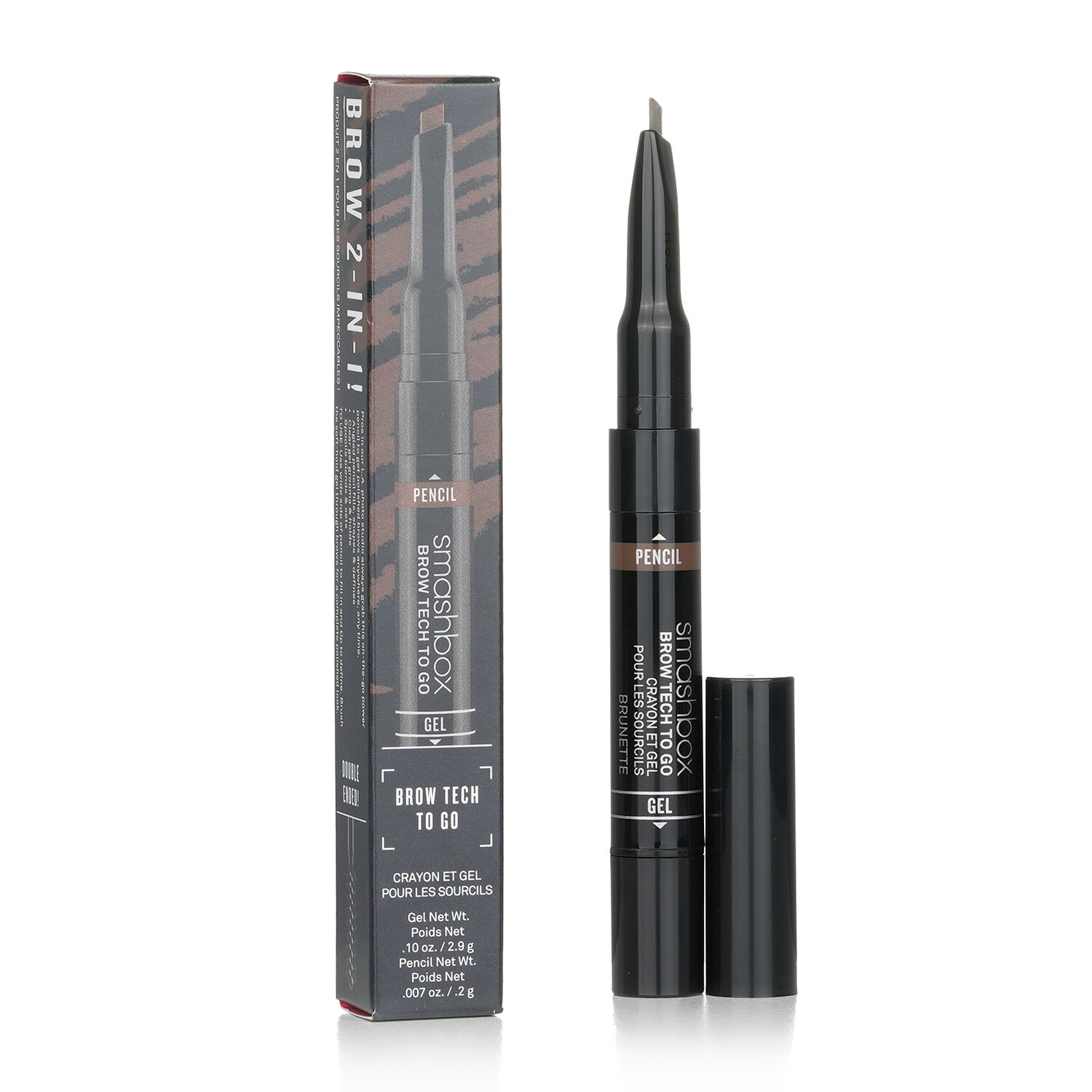 Smashbox Brow Tech To Go (Gel 2.9g/0.1oz + Pencil 0.2g/0.007oz) 3.1g/0.107oz