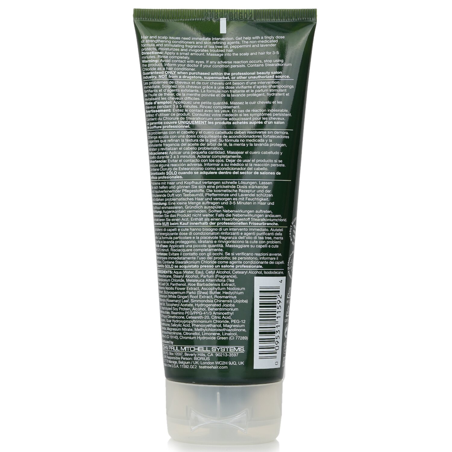 Paul Mitchell 茶樹系列 茶樹頭皮調理霜 200ml/6.8oz