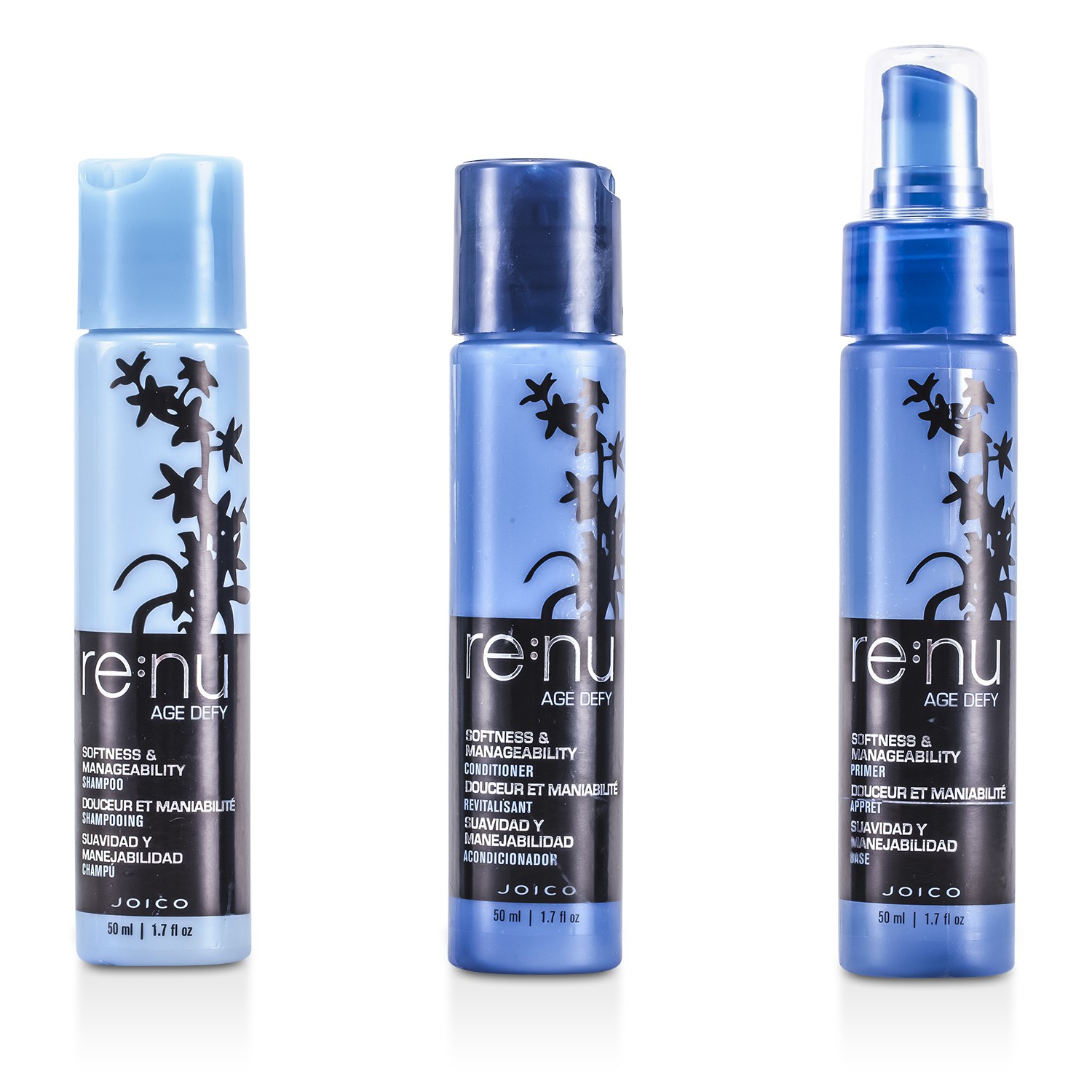 Joico Softness & Manageability Solution System (For Coarse, Dull Hair): Shampoo + Conditioner + Primer 3pcs