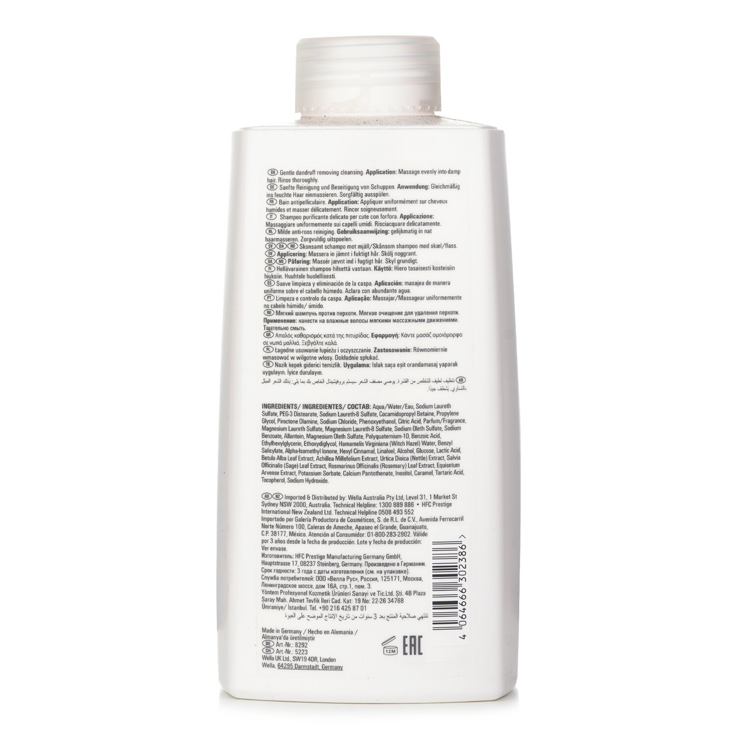 Wella SP Clear Scalp Shampoo 1000ml/33.8oz