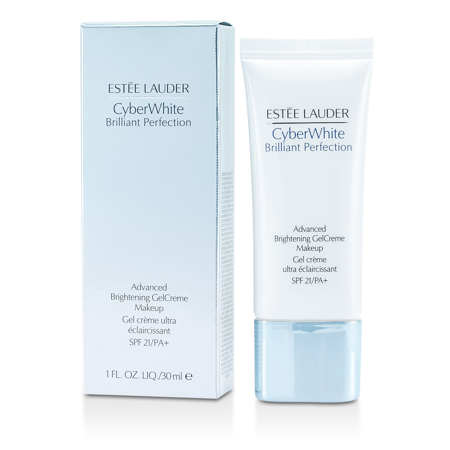 Estee Lauder CyberWhite Brilliant Perfection Advanced Brightening Gel Creme Makeup SPF 21 30ml/1oz