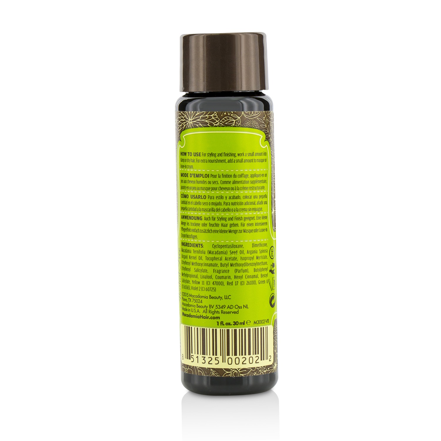 Macadamia Natural Oil Healing Oil Treatment ( Para Sa Lahat Ng Uri Ng Buhok ) 30ml/1oz