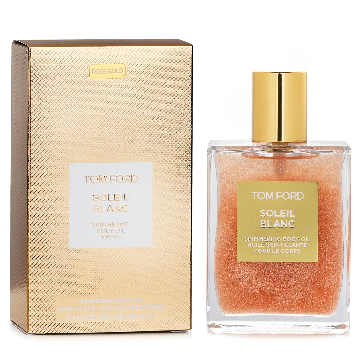 Tom Ford Private Blend Soleil Blanc Мерцающее Масло для Тела (Rose Gold) 100ml/3.4oz