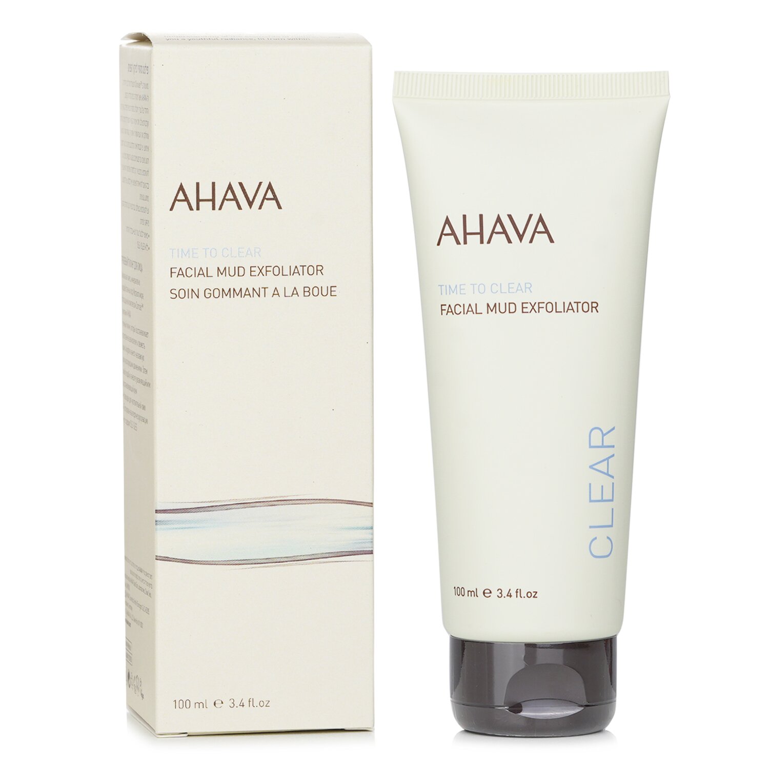 Ahava Time To Clear Üz üçün Palçıq Dəri Aşındıran 100ml/3.4oz