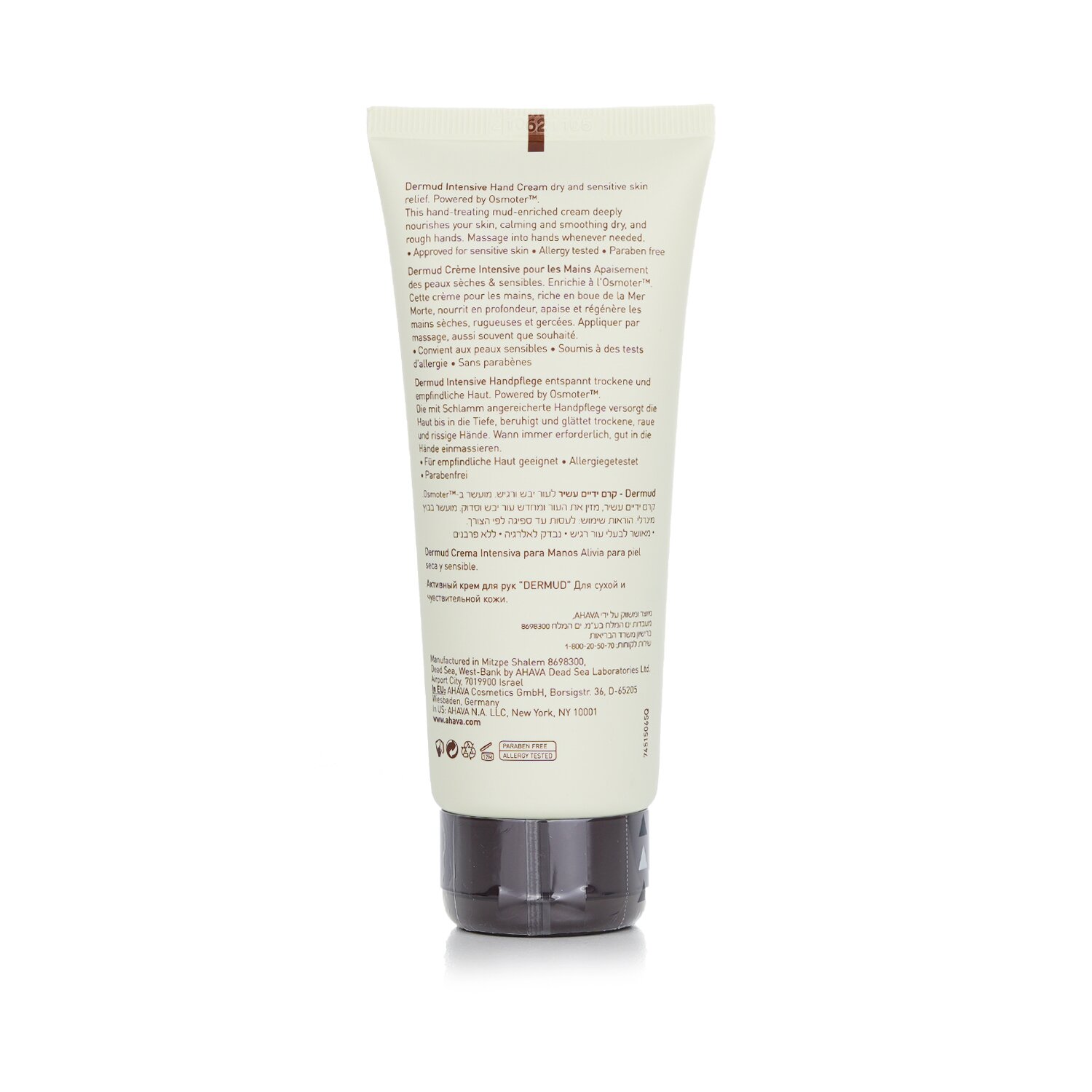 Ahava Dermud Intensif Krim Tangan 100ml/3.4oz
