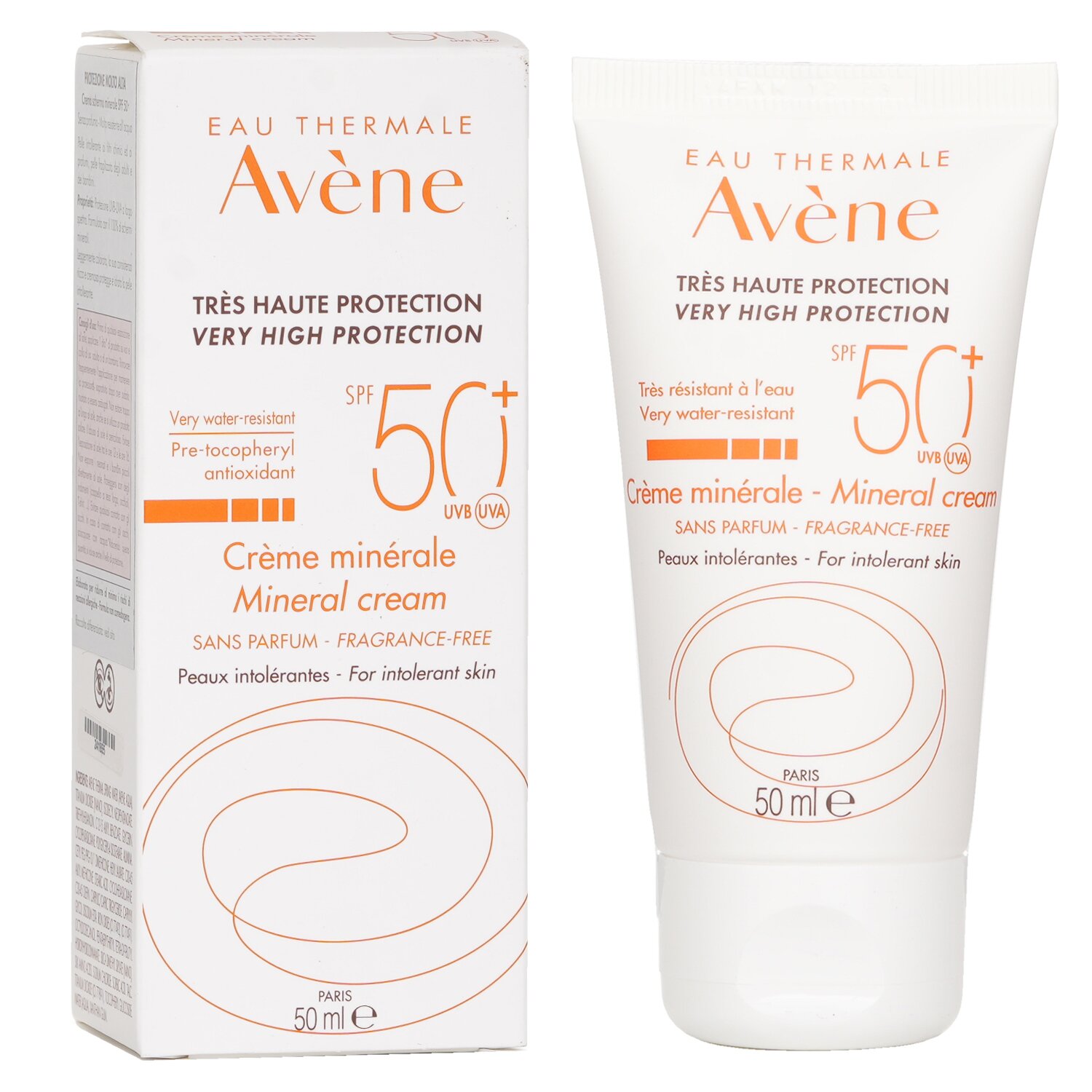Avene High Protection Mineral Cream SPF 50 50ml/1.94oz