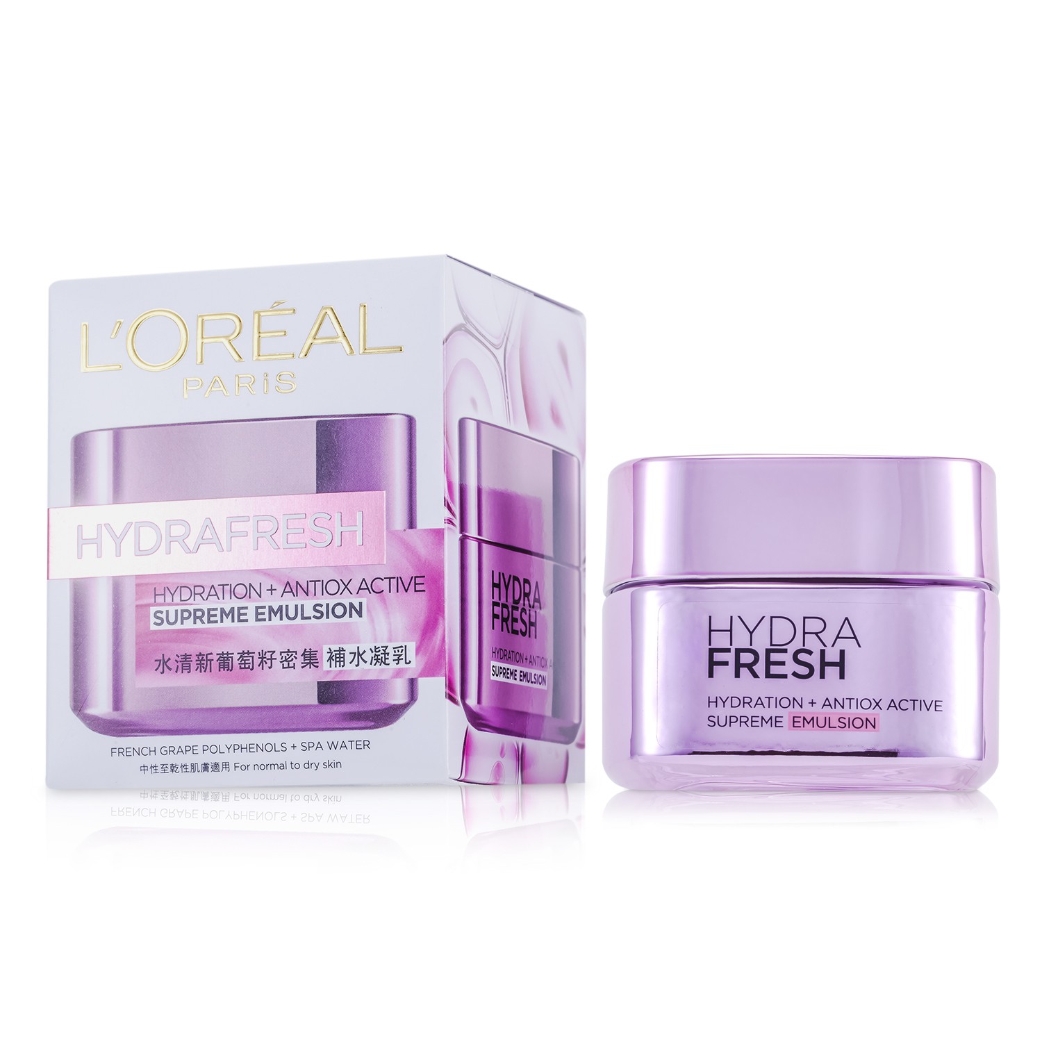 L'Oreal Hydra Fresh Hydration+ Antiox Active Supreme Emulsion 50ml/1.7oz