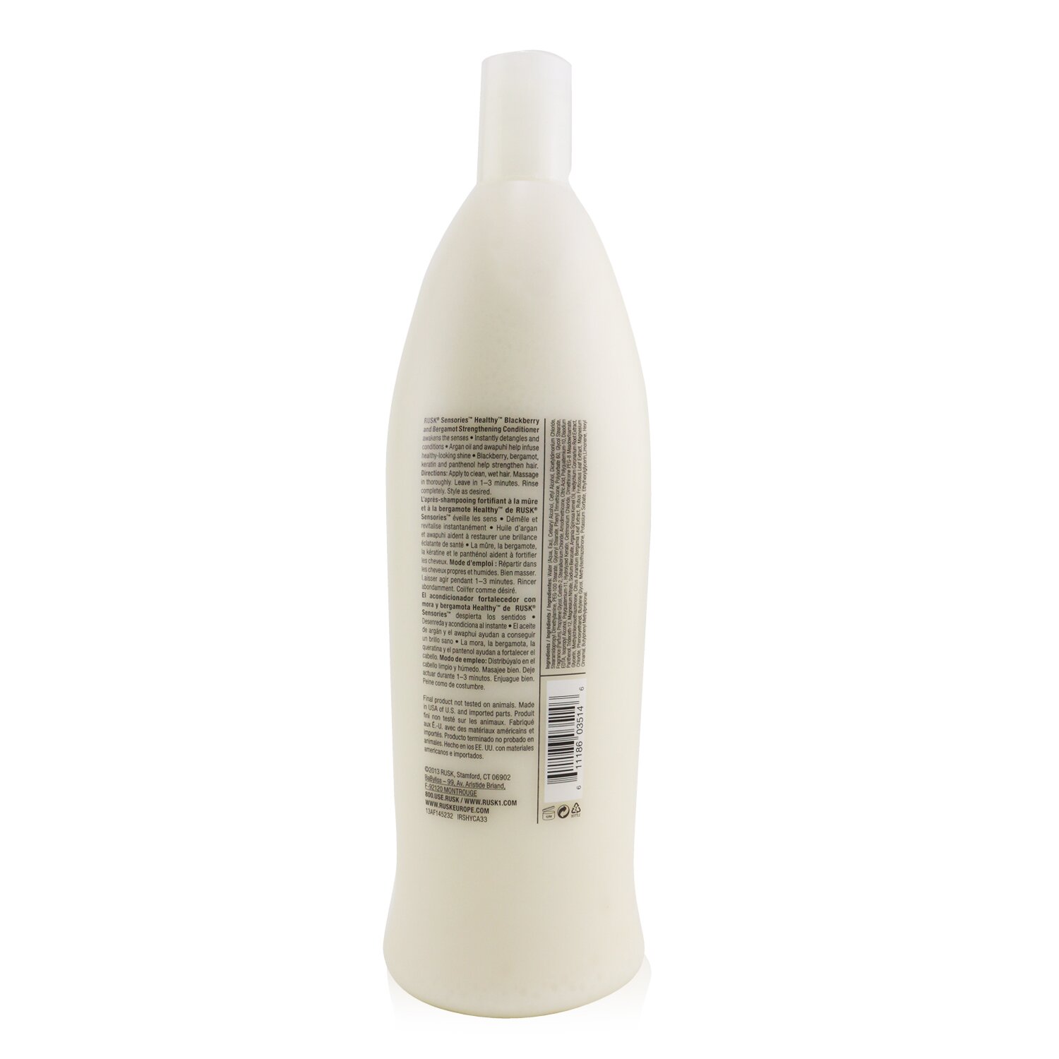 Rusk Sensories Healthy Blackberry and Bergamot Strengthening Conditioner 1000ml/33.8oz