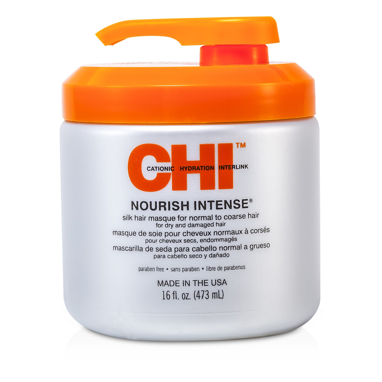 CHI Nourish Intense Silk Hair Masque (ForDry & Damaged Hair) 450ml/16oz
