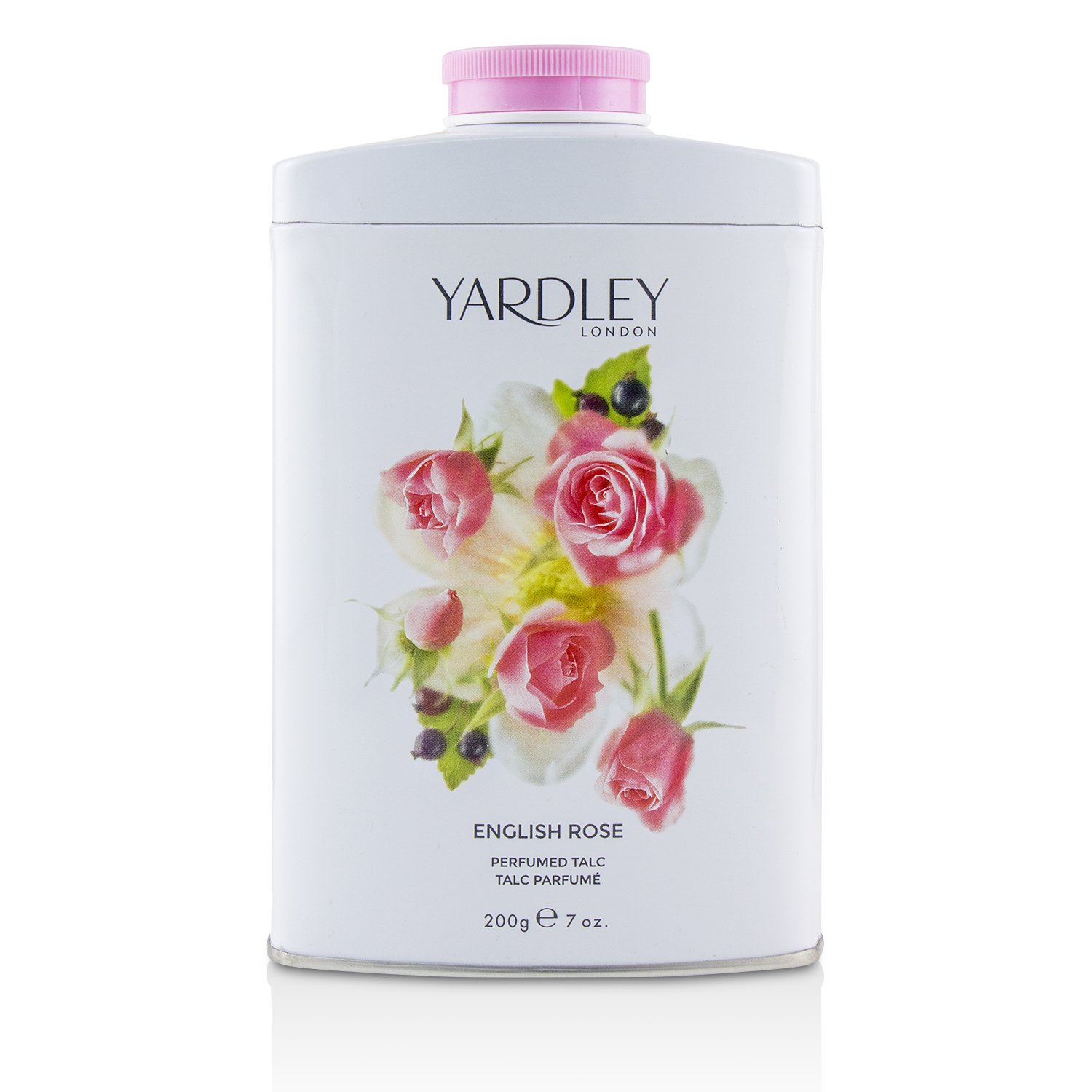 Yardley London English Rose hajustettu talkki 200g/7oz