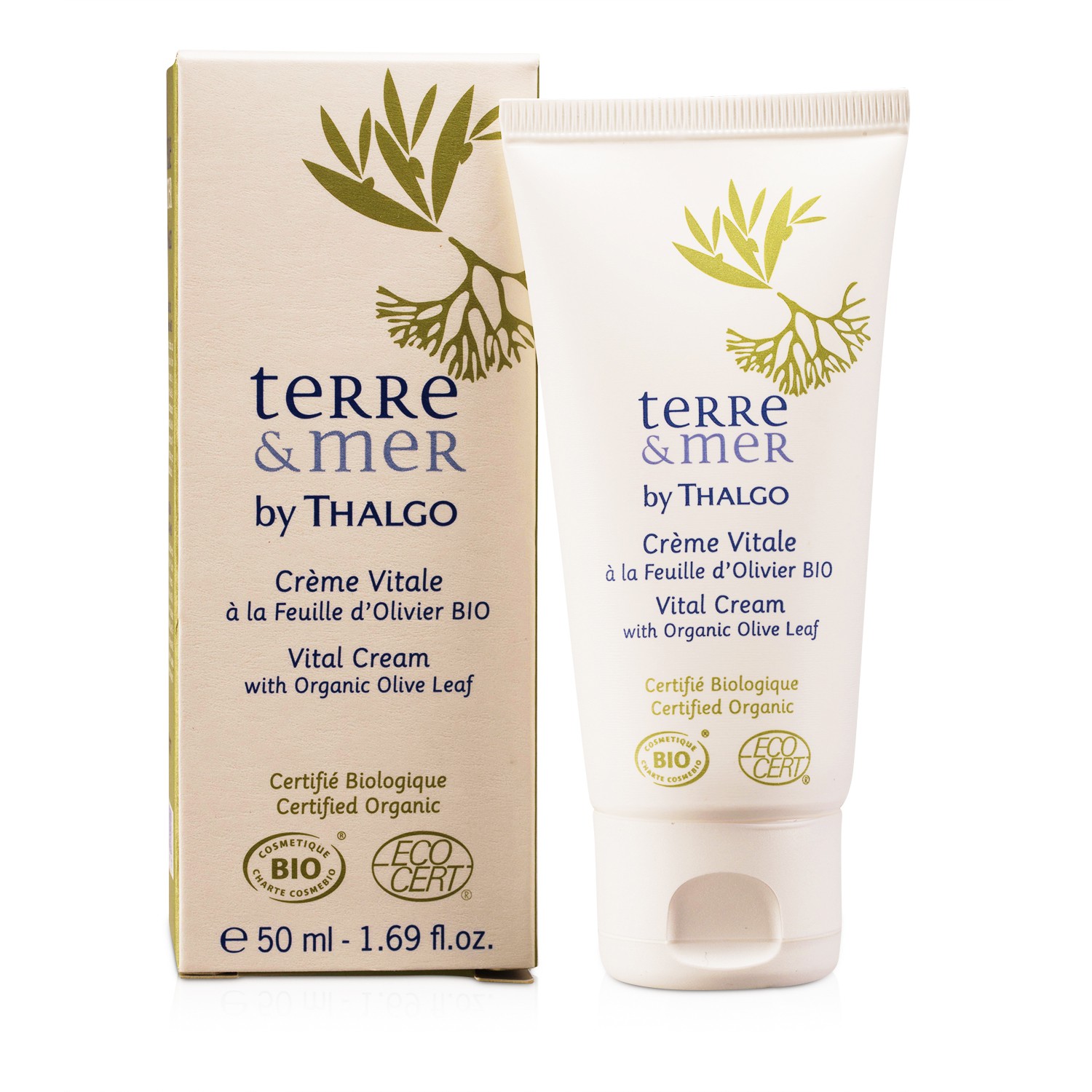 Thalgo Terre & Mer Vital Krim dengan Daun Zaitun Organik 50ml/1.69oz