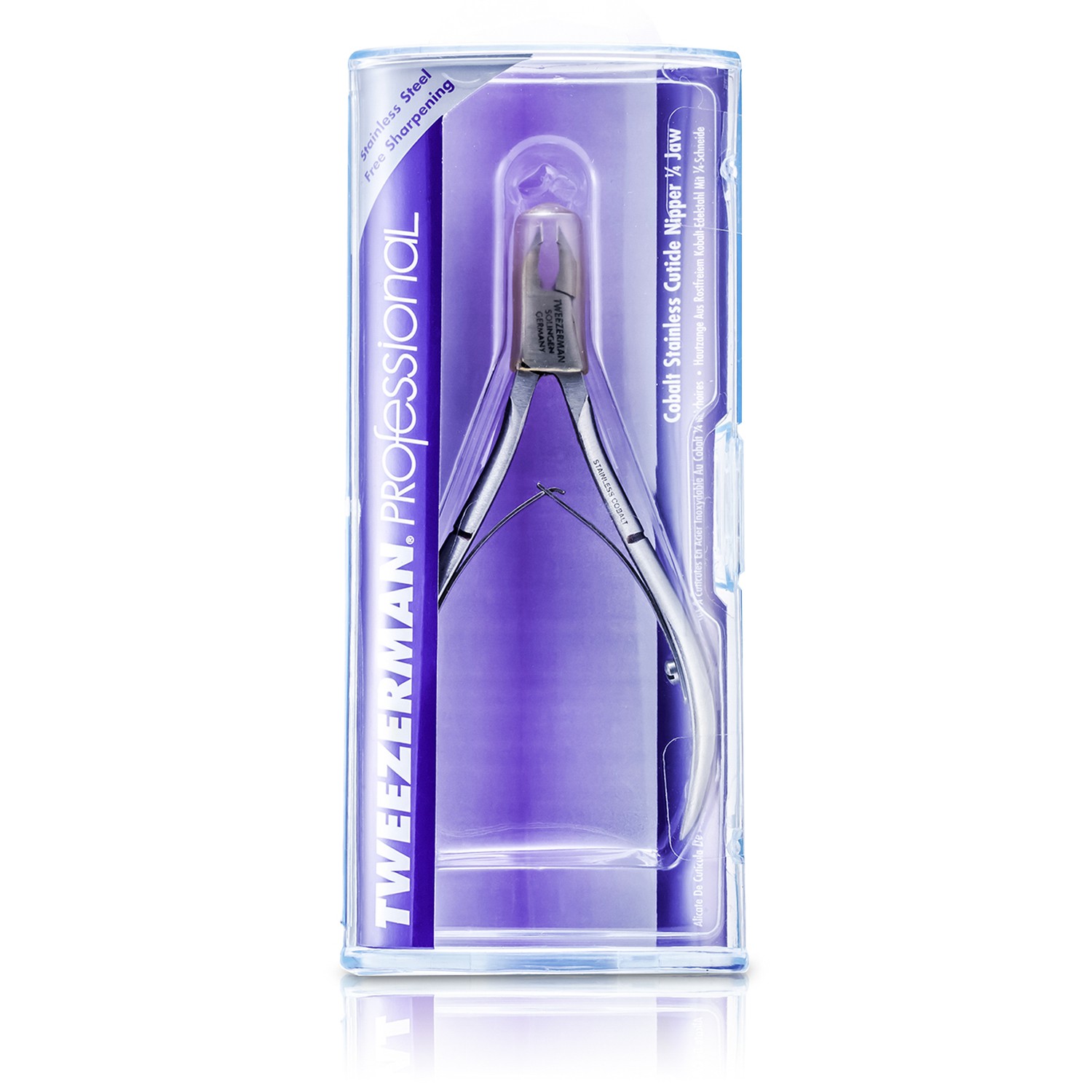Tweezerman Professional Cobalt Stainless Cuticle Nipper Picture Color