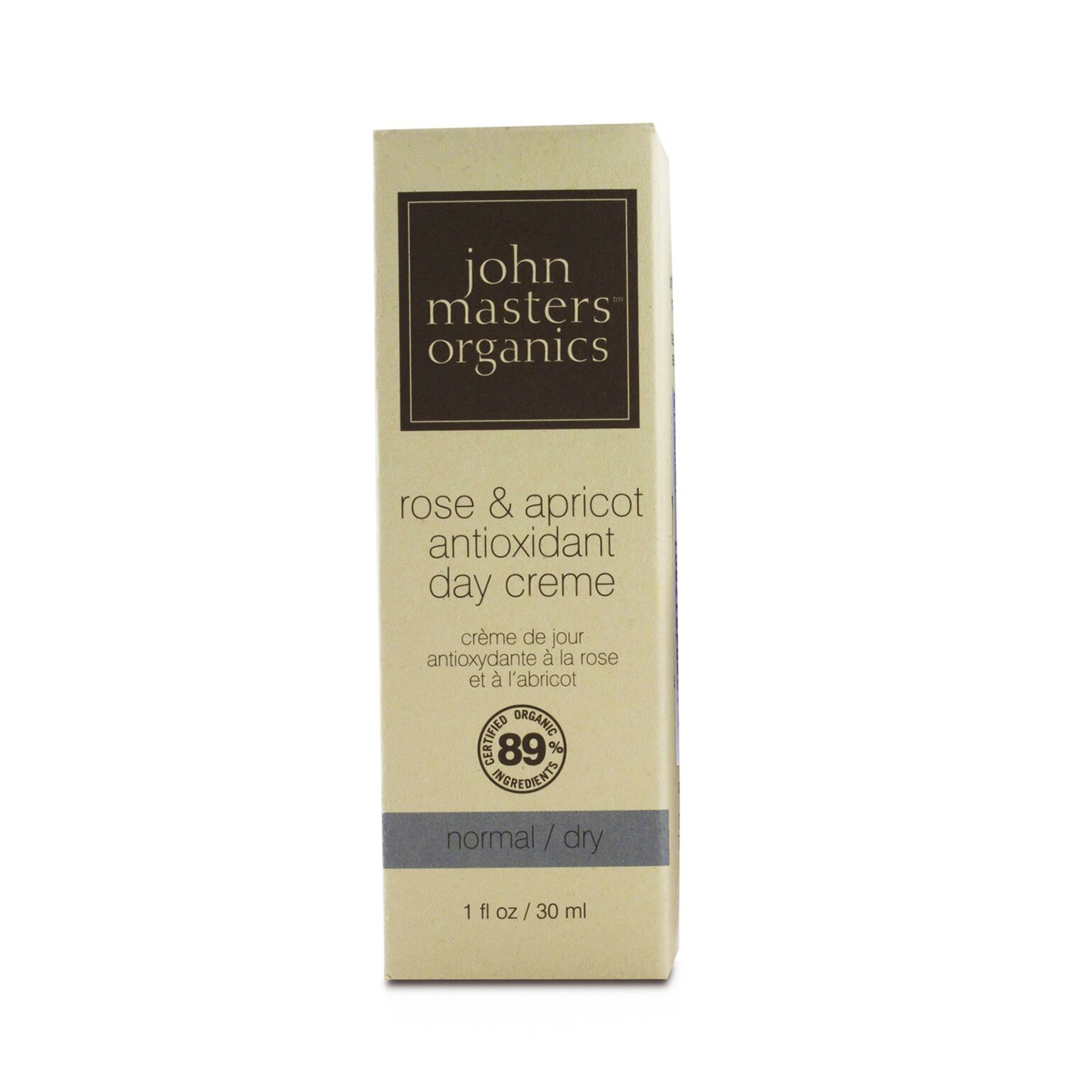John Masters Organics Creme diurno Rose & Apricot Antioxidant (p/ pele normal/ seca ) 30ml/1oz