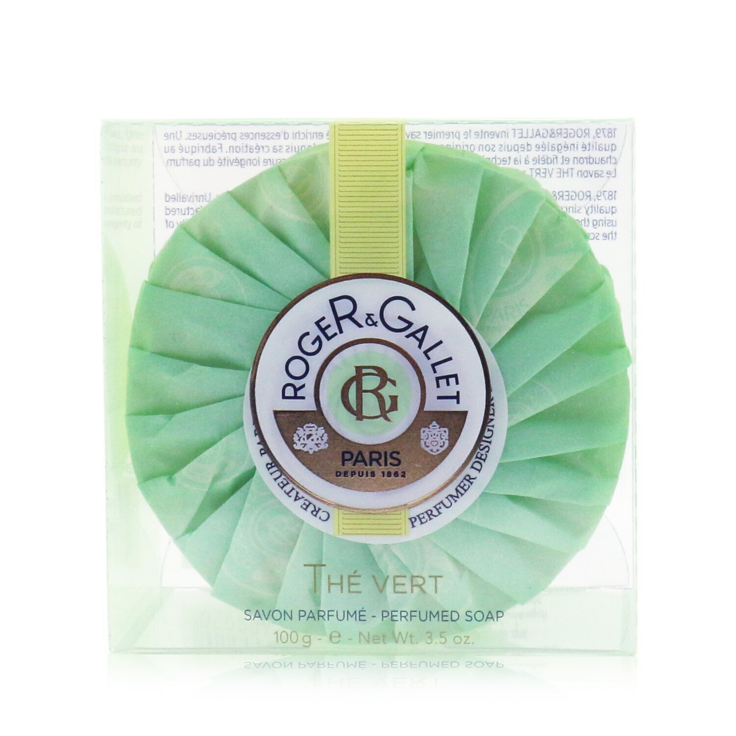 Roger & Gallet Perfumowane mydło w kostce Green Tea (The Vert) 100g/3.5oz