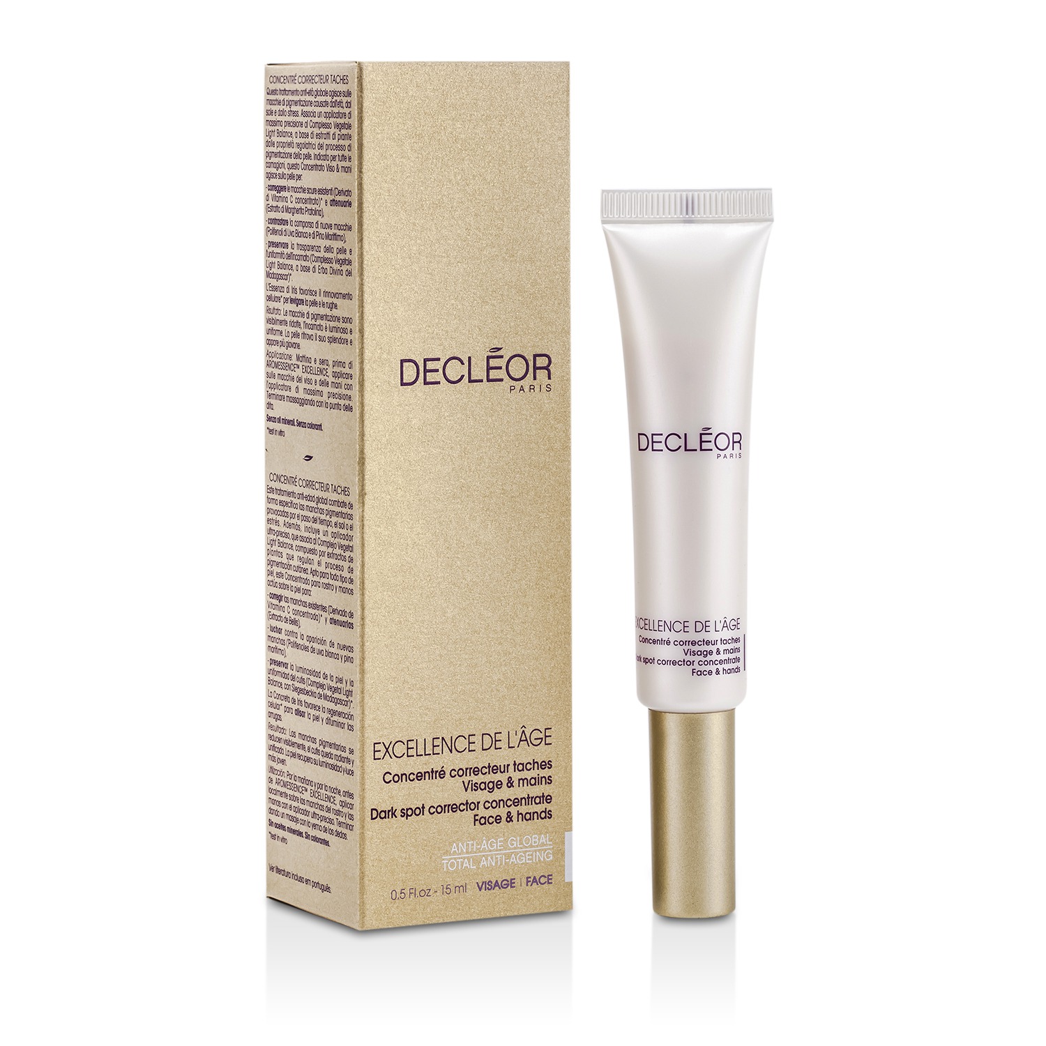 Decleor Excellence De L'Age Концентрат Корректор Темных Пятен для Лица и Рук 15ml/0.5oz