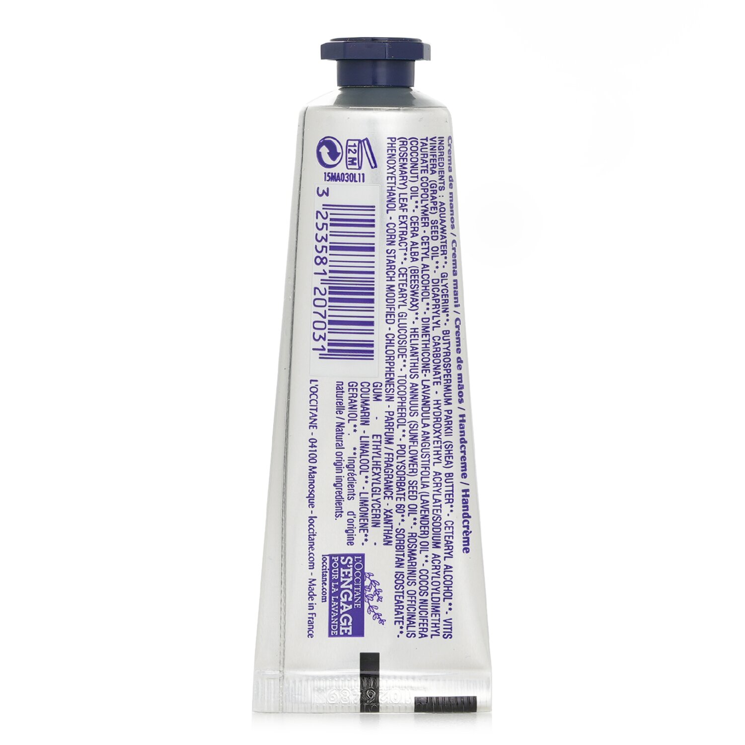 L'Occitane Lavender Harvest كريم اليدين ( علبة جديدة، حجم سفر ) 30ml/1oz
