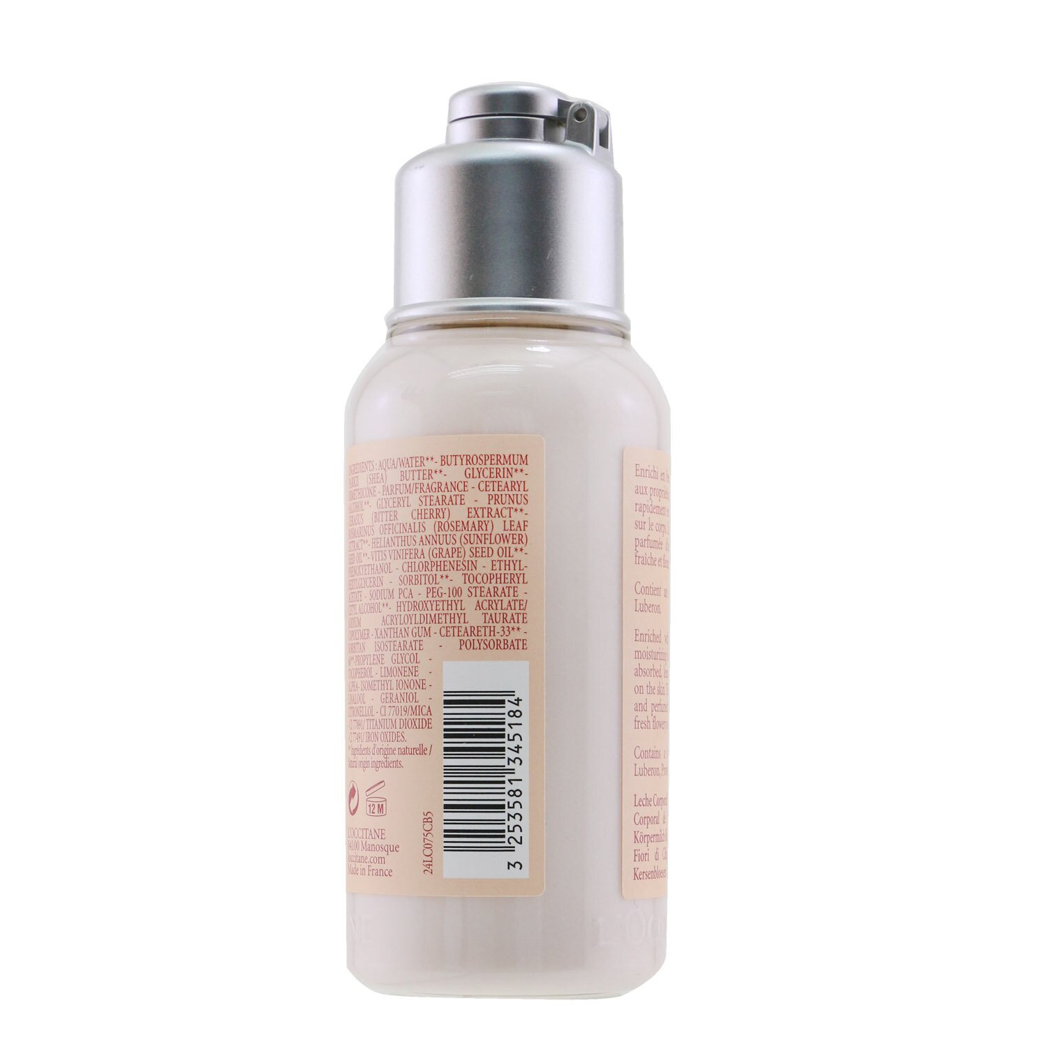 L'Occitane Cherry Blossom Λαμπερή Λοσιόν (Σετ Ταξιδιού ) 75ml/2.5oz