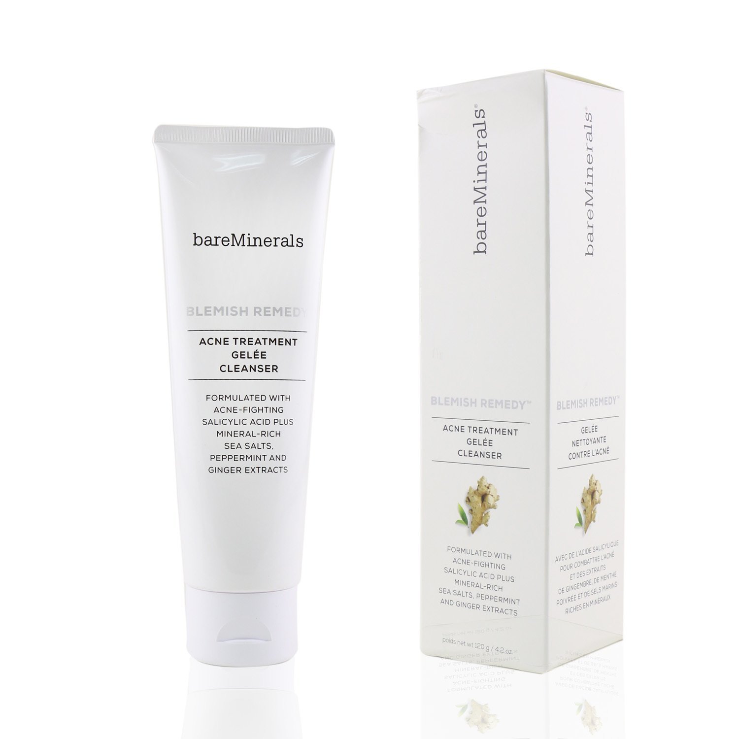 BareMinerals Blemish Remedy Gel Limpiador Tratamiento de Acné (Caja Ligeramente Dañada) 120g/4.2oz