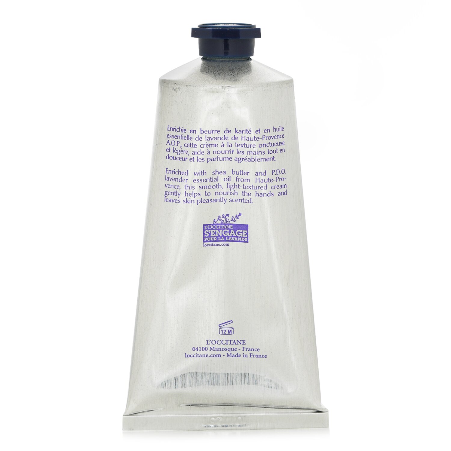 L'Occitane Lavender Harvest kätekreem (uus pakend) 75ml/2.6oz
