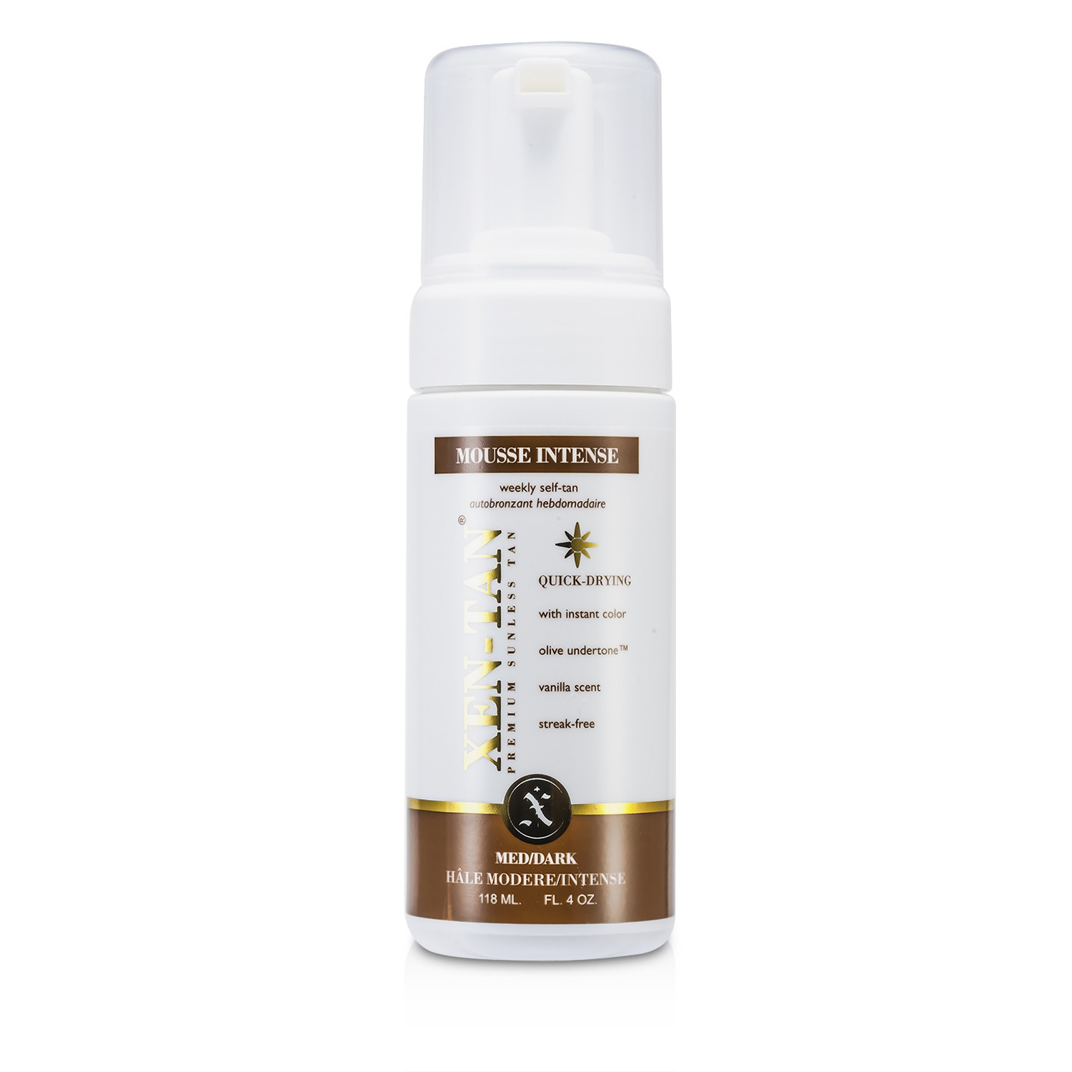 Xen Tan Интенсивный Мусс: Еженедельный Автозагар (Средний/Темный) 118ml/4oz